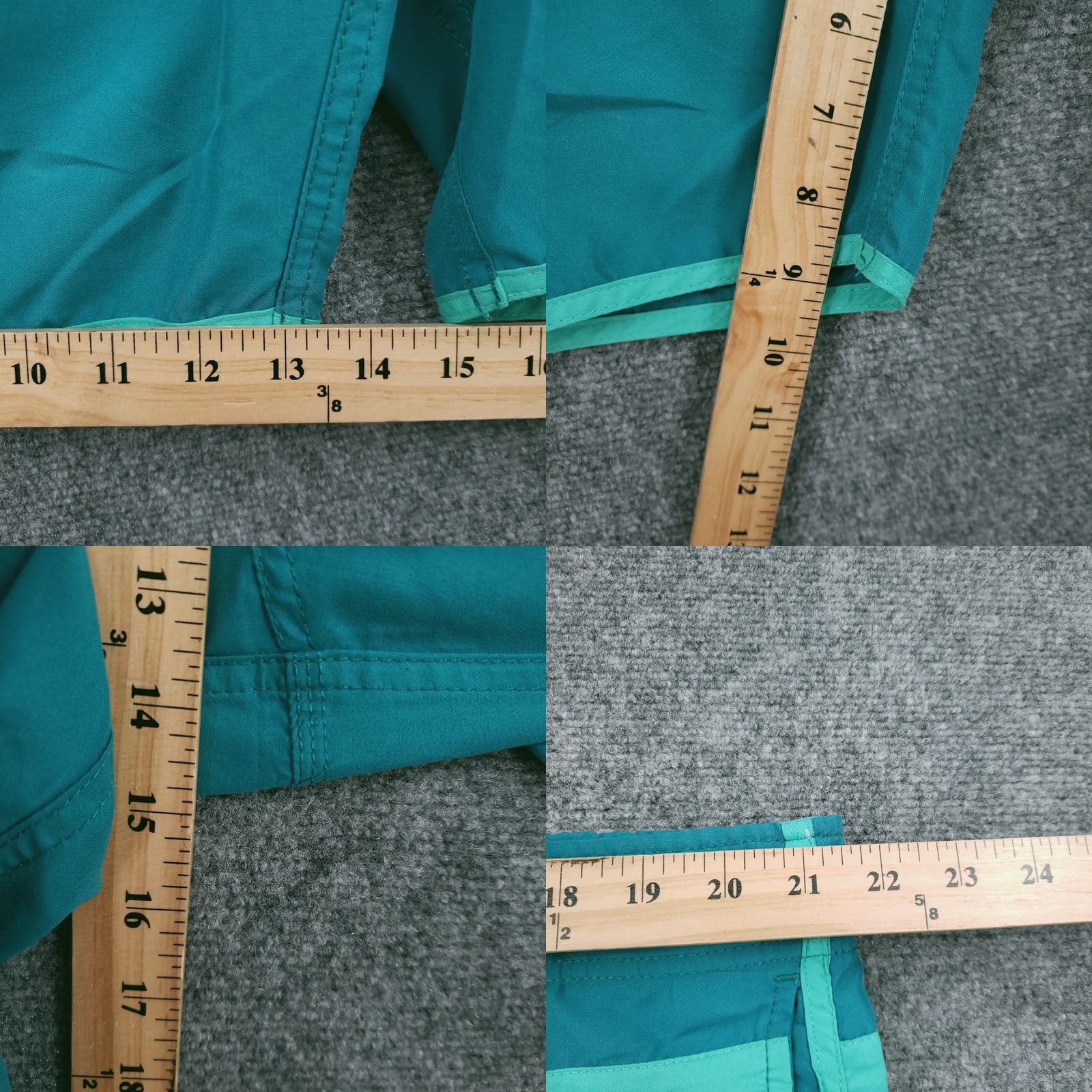 Vintage Teal Cove Swim Trunks Mens XXL 2XL Blue Board Shorts Striped Surfing Size US 39 - 8 Thumbnail