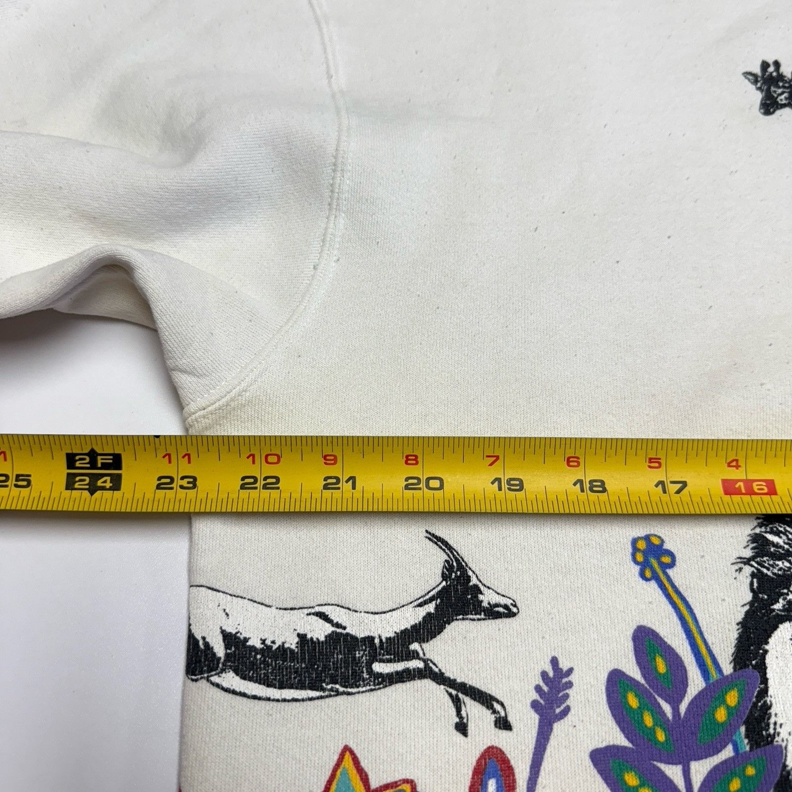 Vintage Vintage San Diego Zoo Sweatshirt Mens M 23x25.5 White Nature Size US M / EU 48-50 / 2 - 18 Thumbnail