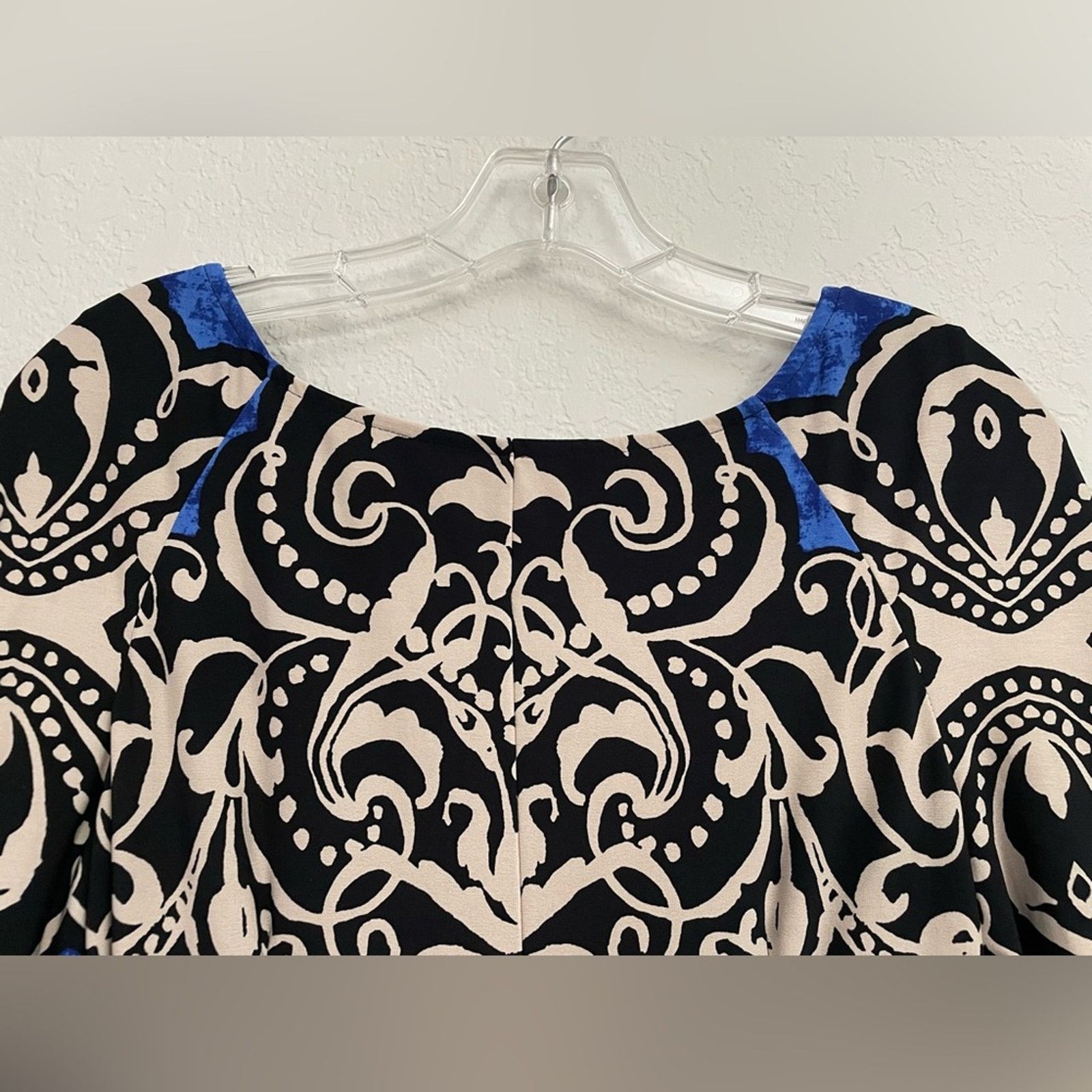 White House Black Market White House Black Market Black Paisley Print Dress Small Size S / US 4 / IT 40 - 7 Thumbnail