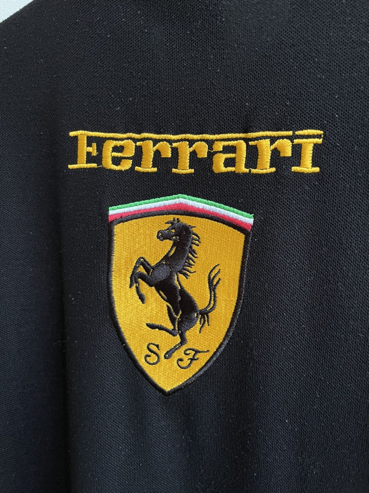 Ferrari Rare Ferrari 1994 90s Vintage Polo T Shirt Tee F1 Formula 1 Size US XL / EU 56 / 4 - 3 Thumbnail
