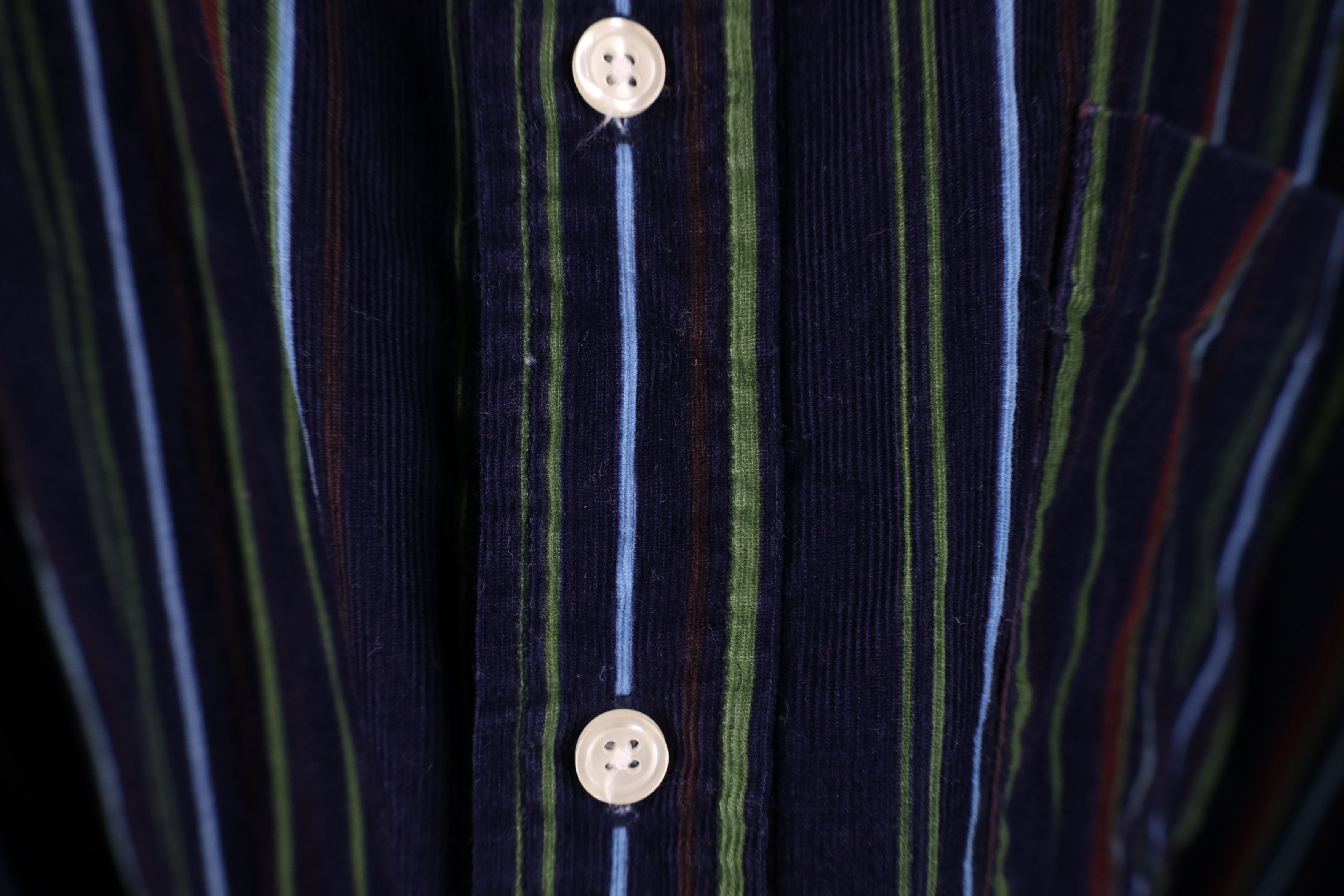 Vintage Vintage 90s Y2K Streetwear Corduroy Collared Button Shirt Size US XL / EU 56 / 4 - 5 Thumbnail