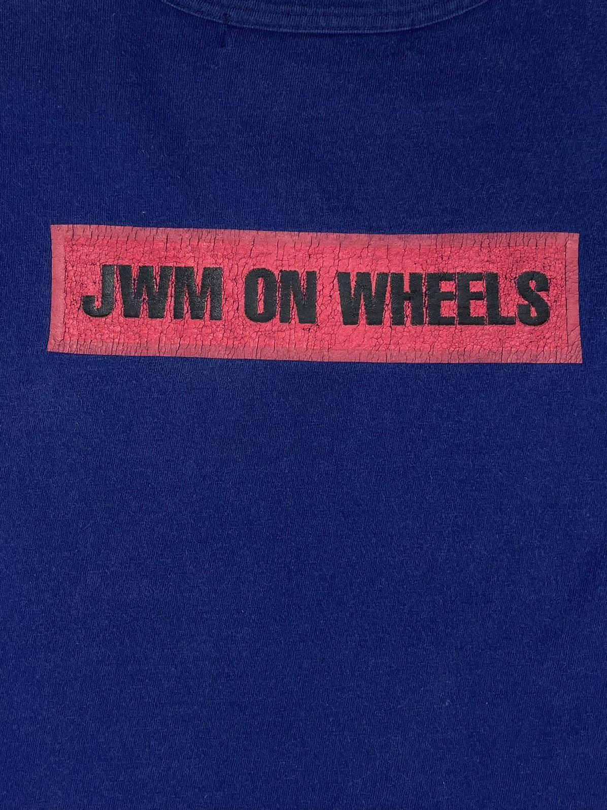 Junya Watanabe SS04 Junya Watanabe On Wheels Crest Logo Tshirt Navy Size US S / EU 44-46 / 1 - 4 Thumbnail