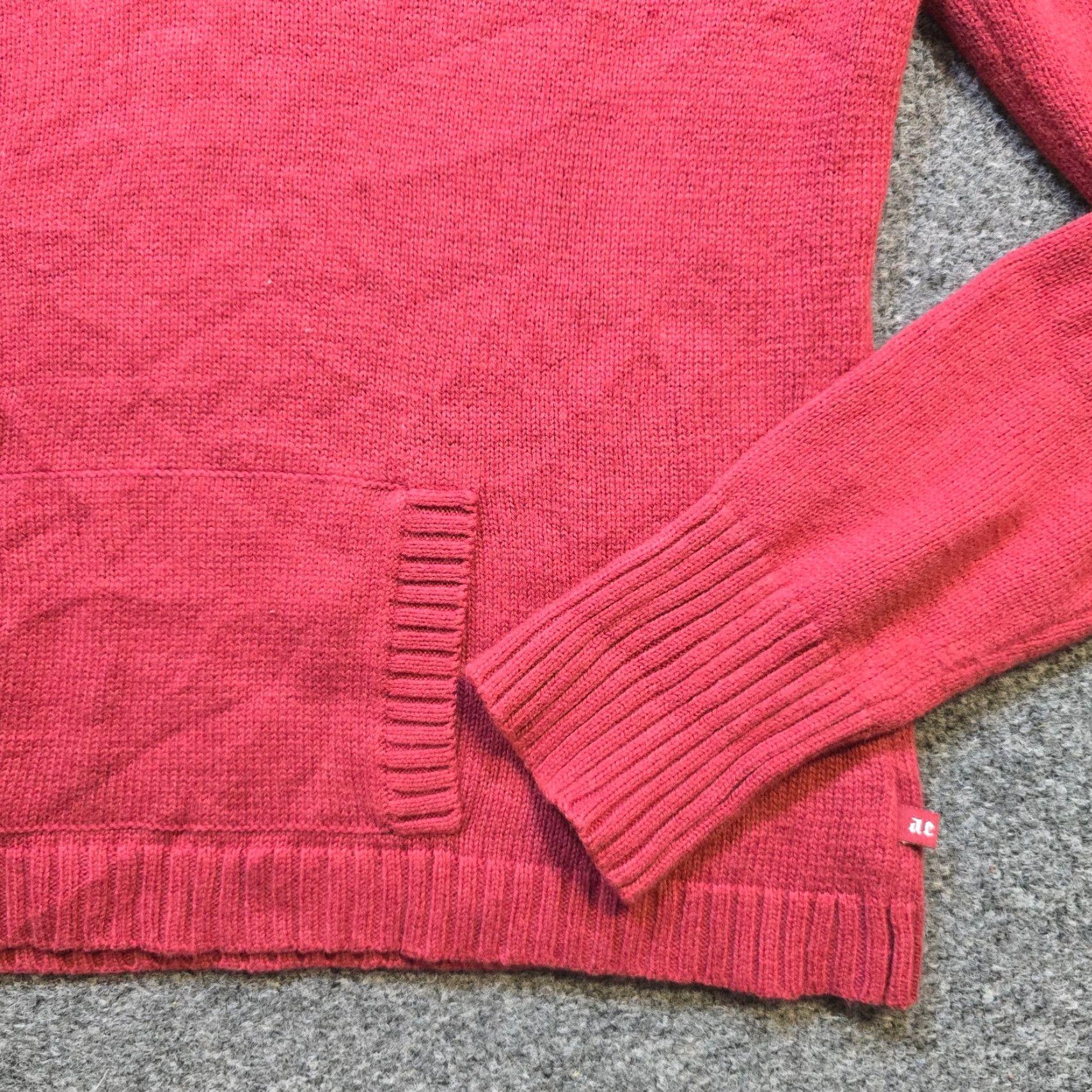 American Eagle Outfitters VINTAGE American Eagle Outfitters Sweater Womens Large Red Angora Rabbit Knit Fair Isle Casual Size L / US 10 / IT 46 - 4 Thumbnail