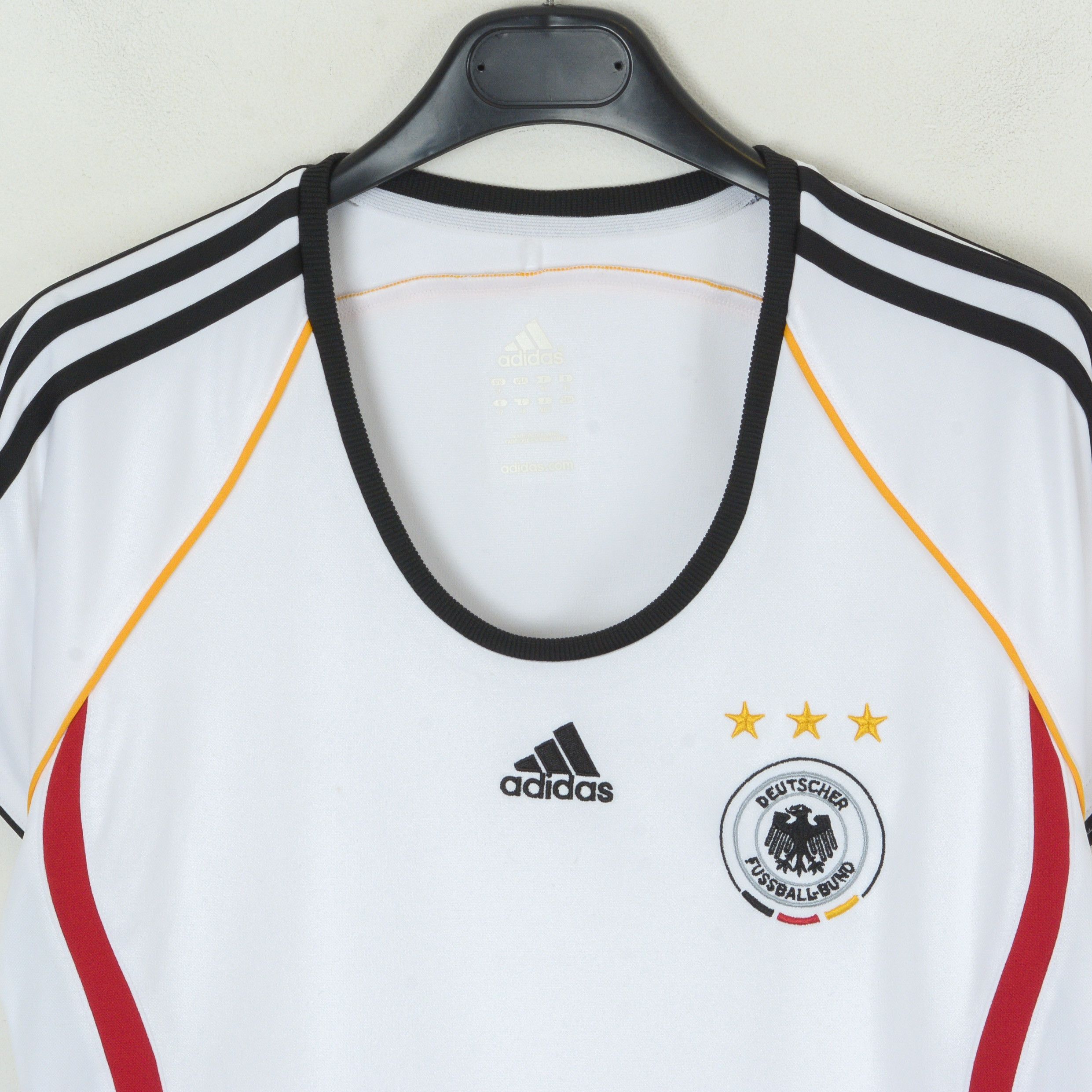 Adidas Germany Women L Football Home Jersey Shirt 2006 2007 Kit Top Size L / US 10 / IT 46 - 2 Thumbnail