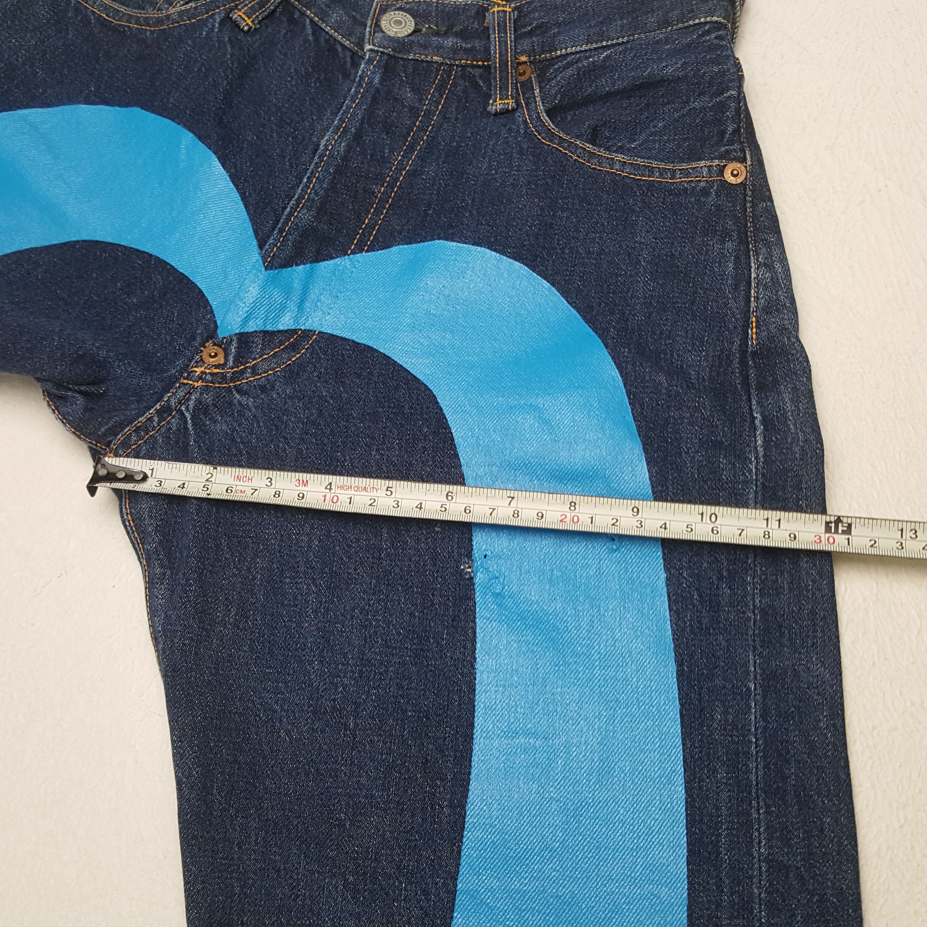 Evisu EVIS Japanese Brand Custom Daicock Jeans C280N24 Size 24" / US 00 / IT 34 - 9 Thumbnail