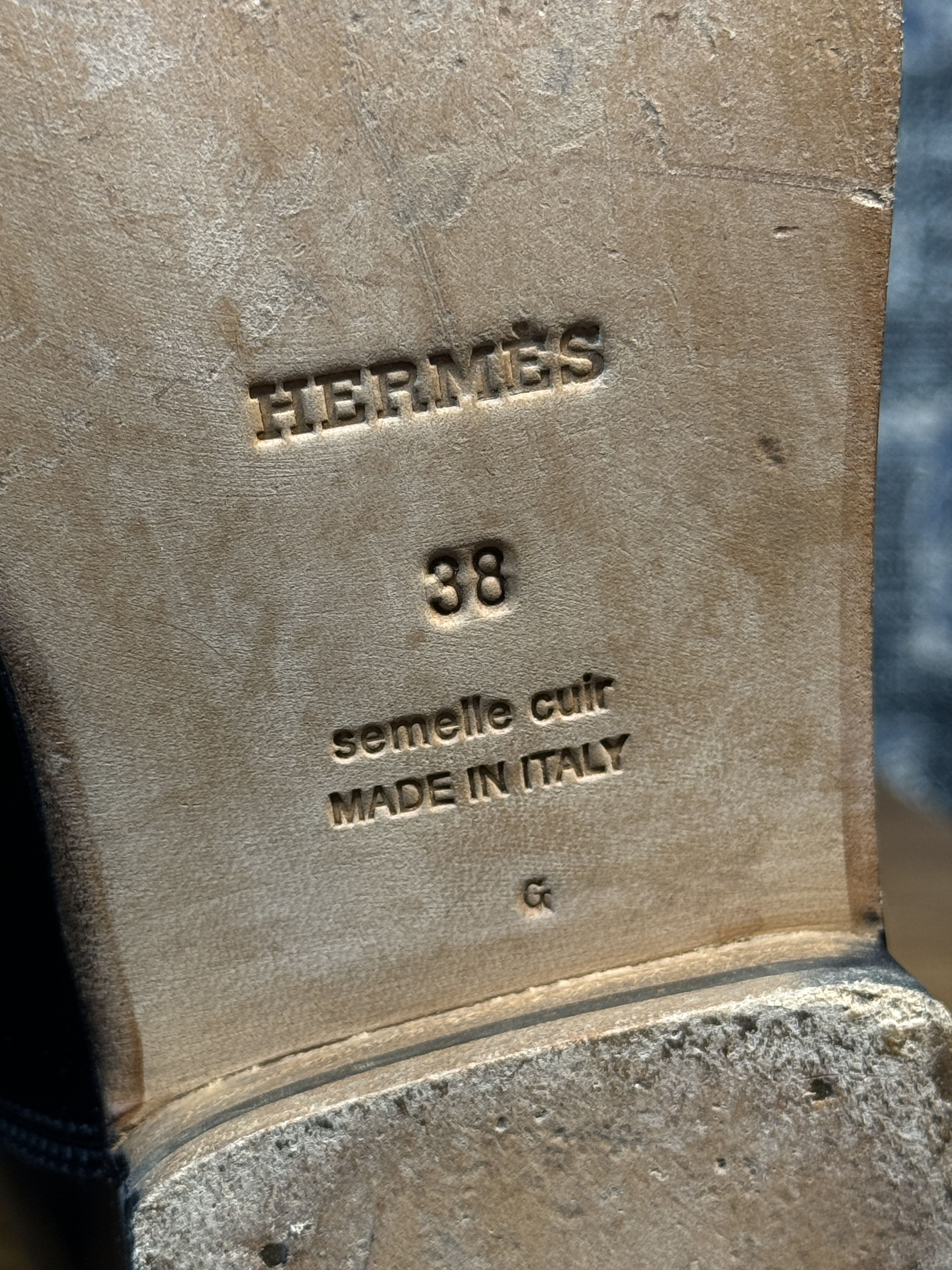 Hermes Hermès Jumping boots black box calf leather Size US 7.5 / IT 37.5 - 6 Thumbnail