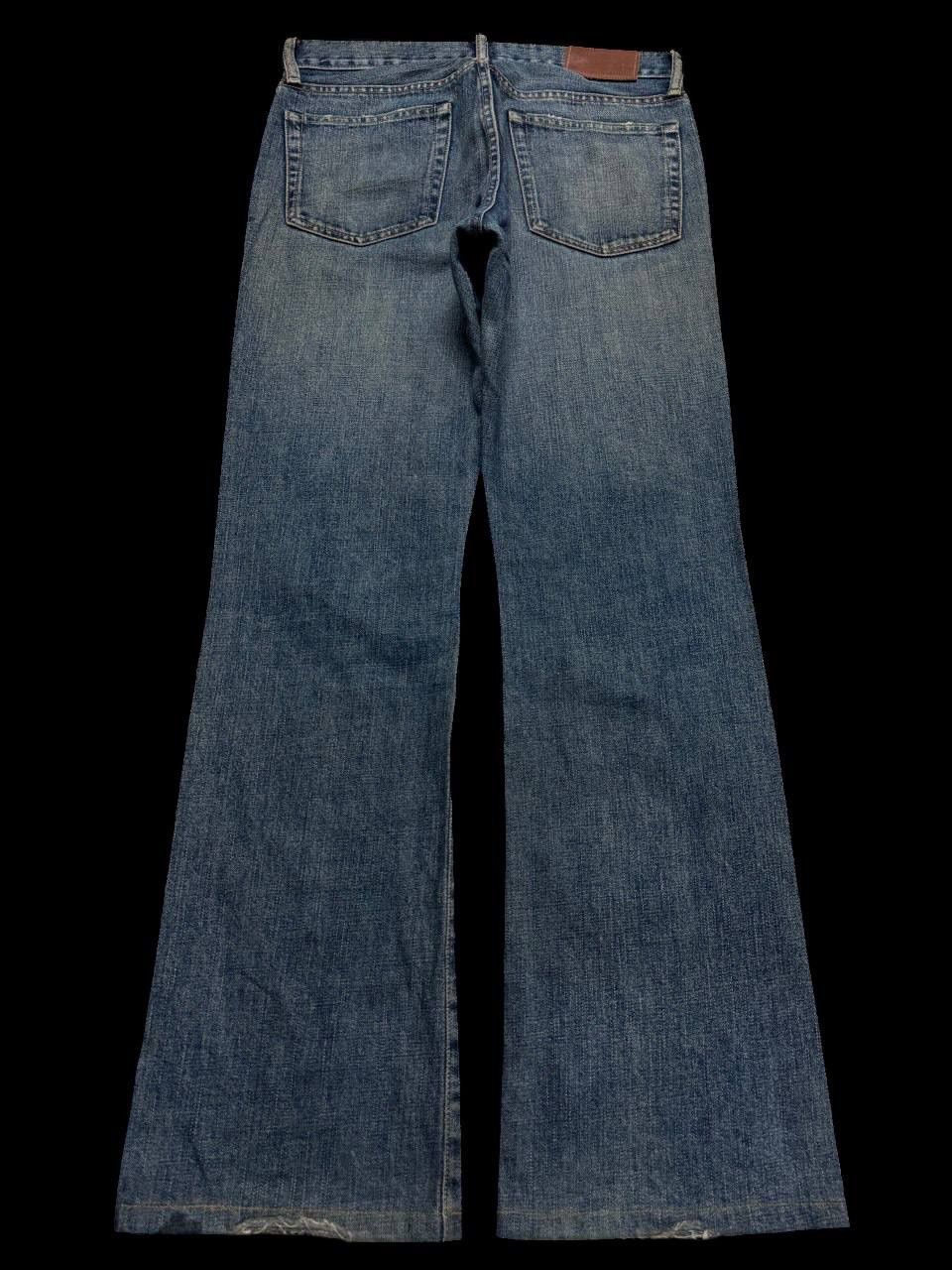 Uniqlo FLARE 90s Uniqlo Mudwash Sick Distressed Bootcut Denim Jeans Size US 31 - 12 Thumbnail