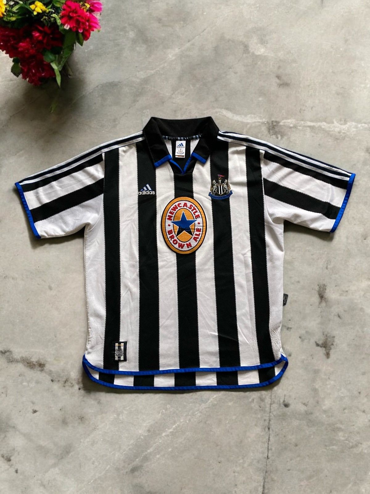Adidas × Vintage Vintage 90’s adidas Newcastle United soccer football jersey Size US XL / EU 56 / 4 - 1 Thumbnail