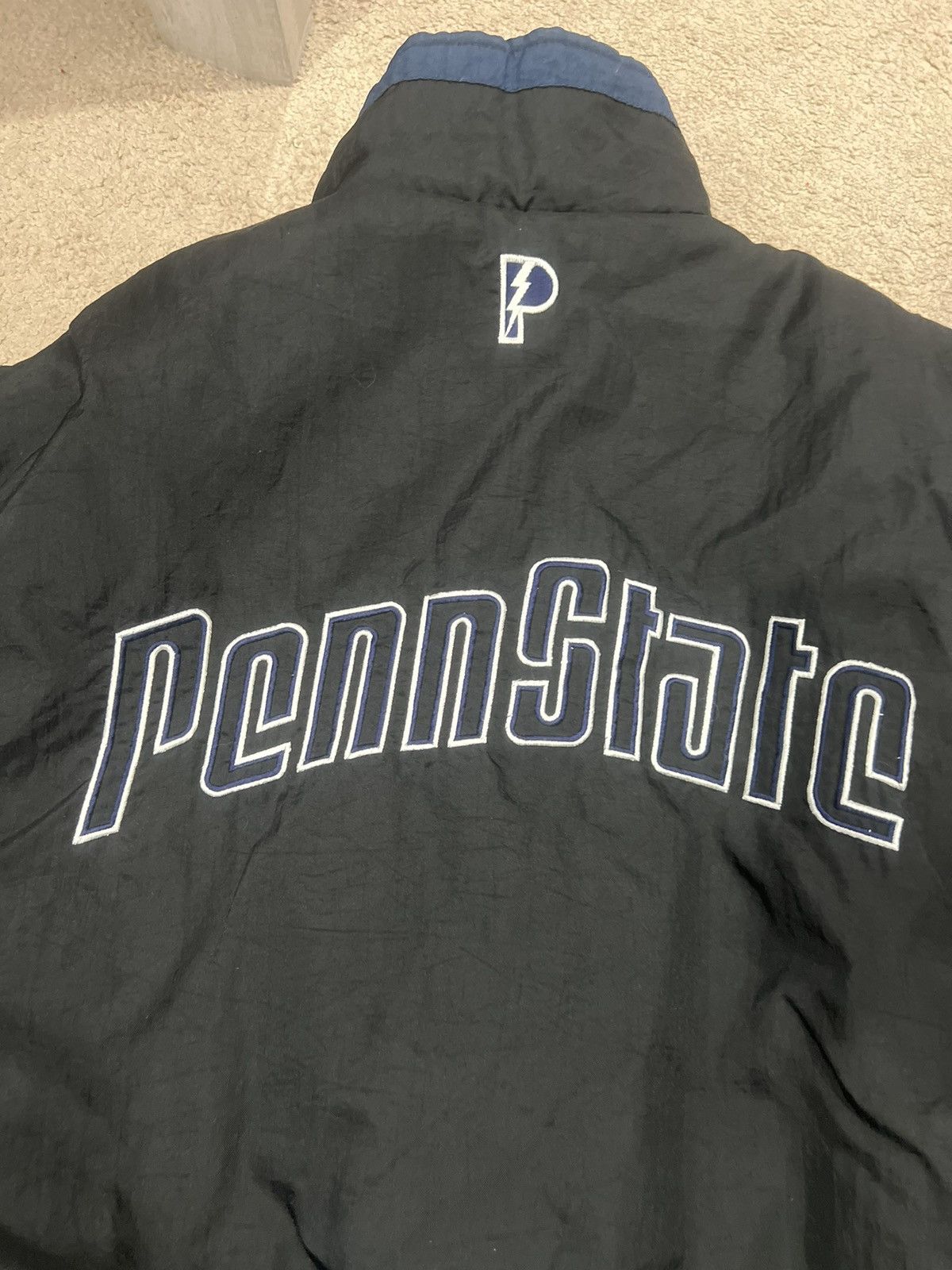 Vintage Vintage Reservable Penn State Embroidered Logo Puffer Jacket Size US L / EU 52-54 / 3 - 4 Thumbnail
