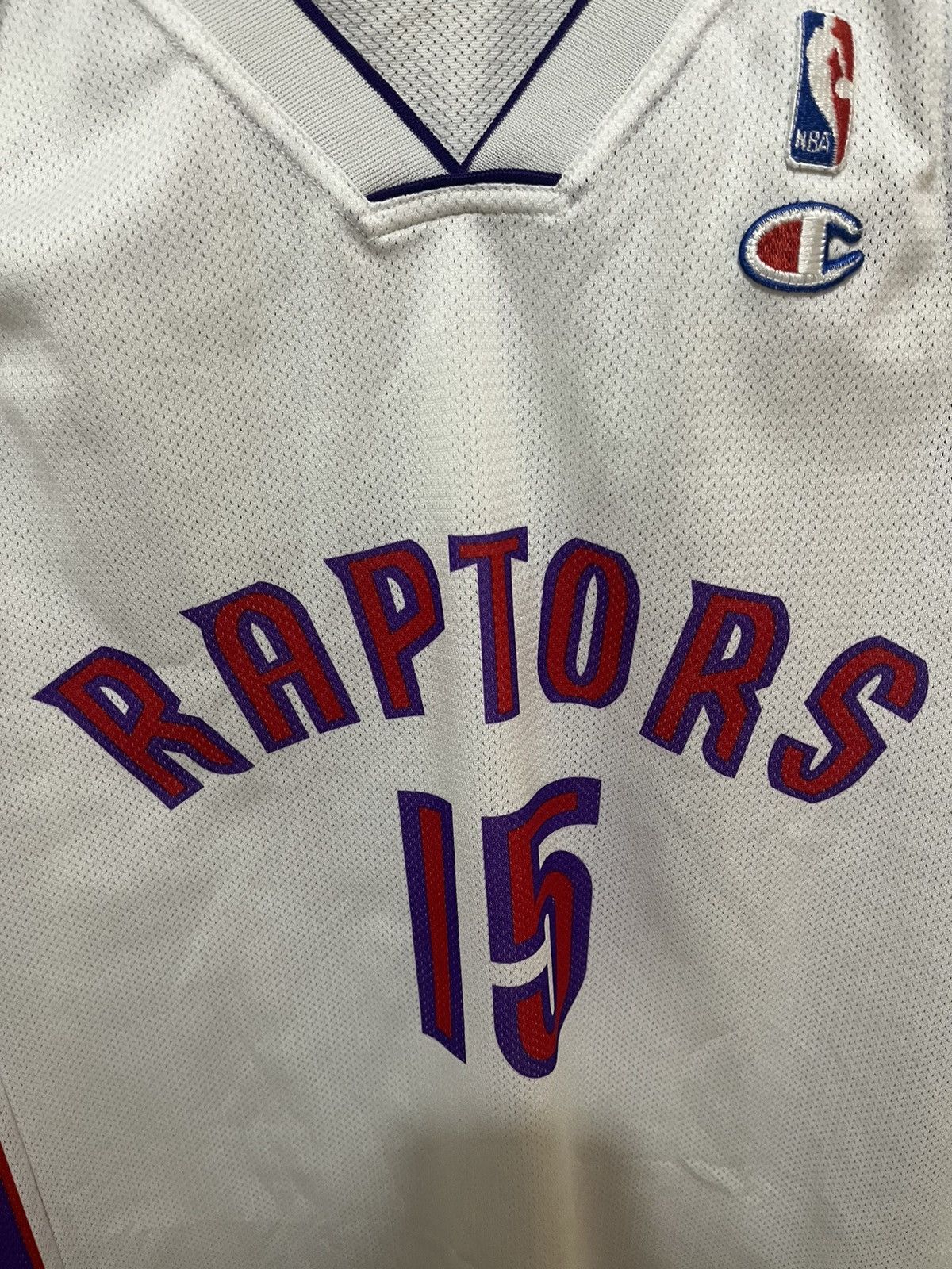 Champion NBA Raptors Carter #15 jersey Size US L / EU 52-54 / 3 - 8 Thumbnail