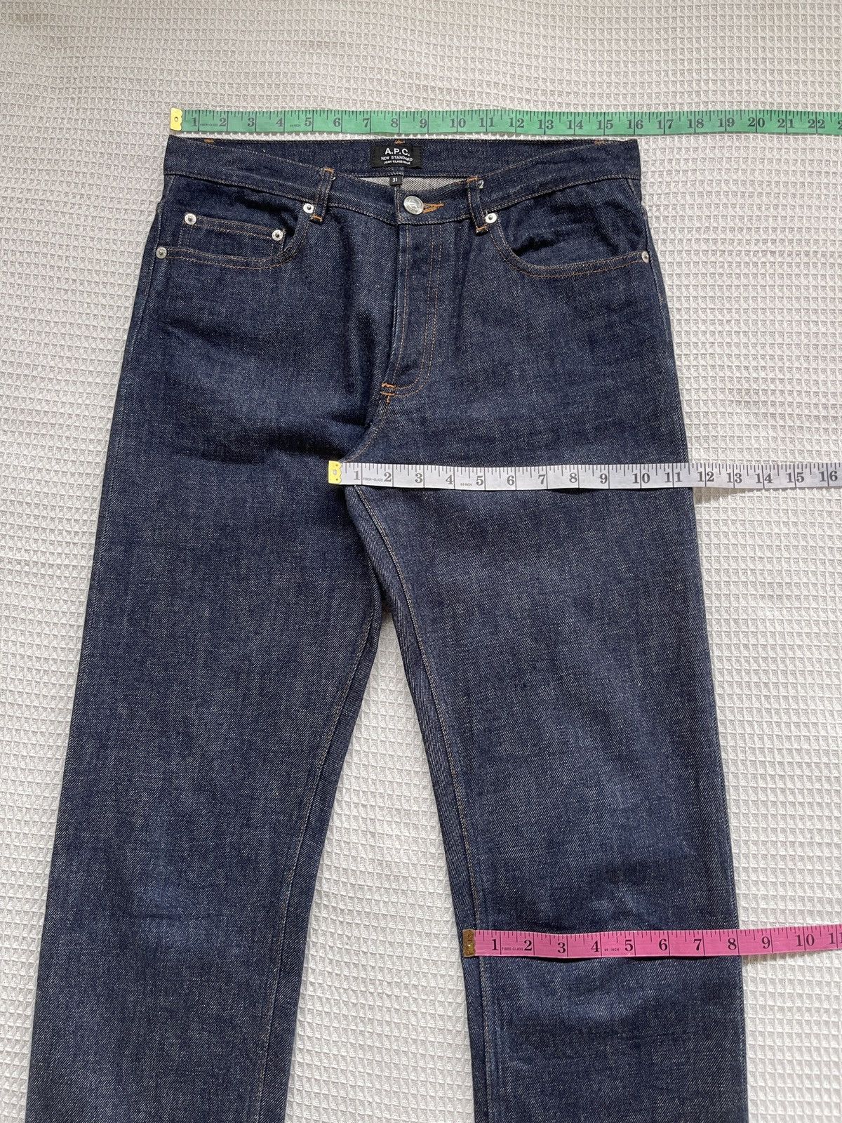 A.P.C. Rare🔥Designer A.P.C Japanese Selvedge Jeans 90’s Size US 32 / EU 48 - 12 Thumbnail