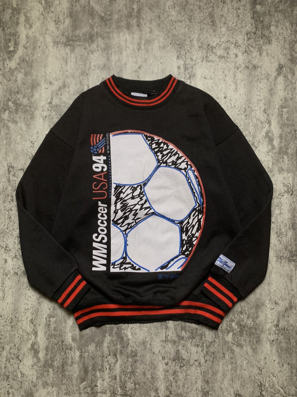 The Game Vintage 90’s USA World Cup 1994 Football Soccer Size US M / EU 48-50 / 2 - 1 Thumbnail