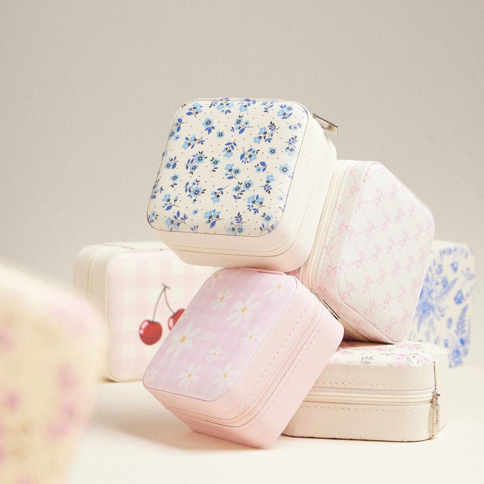 Other Multi Color Flower Pattern Jewelry Box -Travel Size Size ONE SIZE - 4 Thumbnail