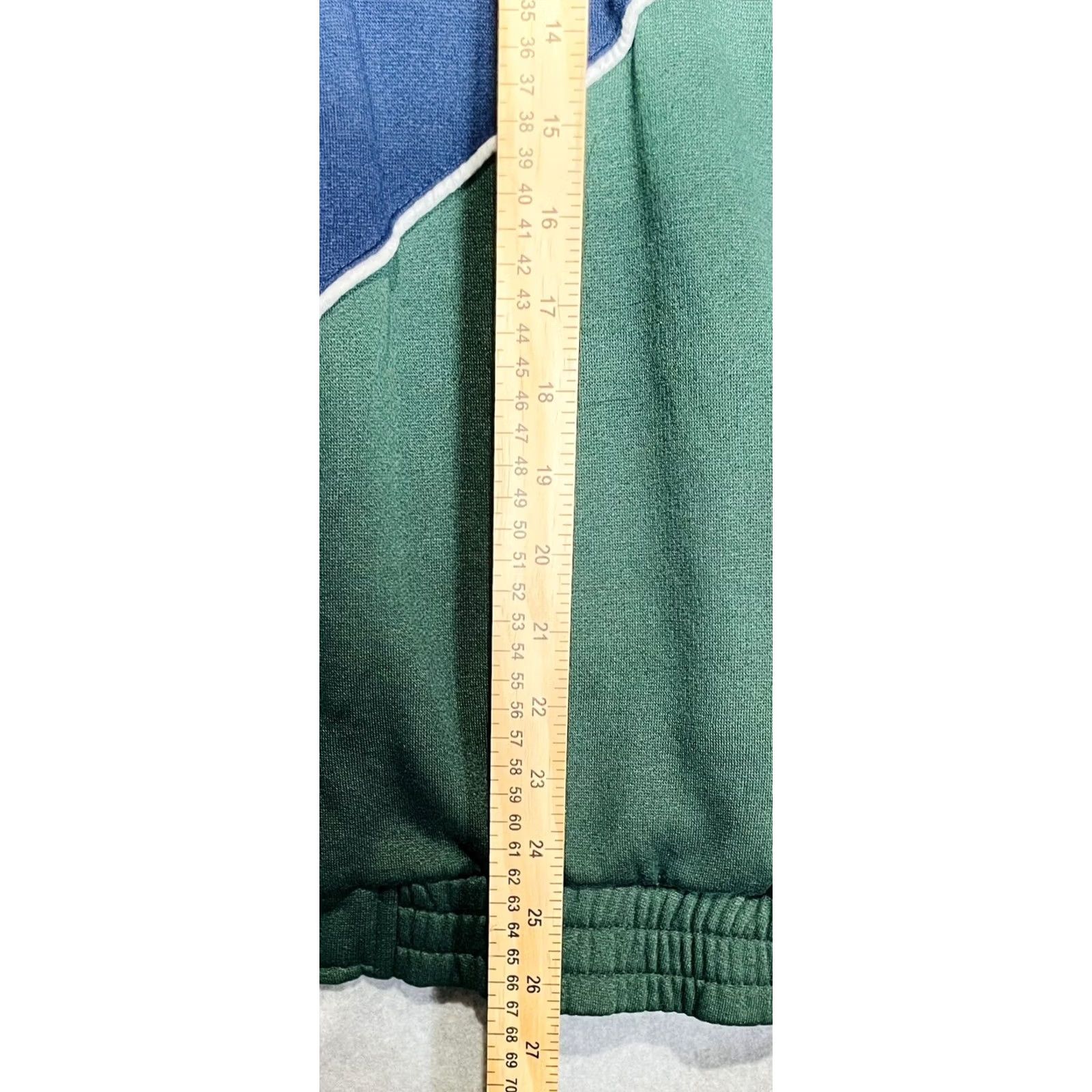 Spalding VINTAGE Spalding Jacket Long Sleeve Full Zip Sweater Green Blue Gray Large Men Size US L / EU 52-54 / 3 - 6 Thumbnail