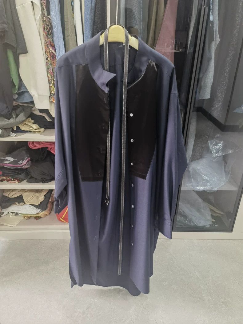 Loewe LOEWE A dark blue long-sleeved dress Size XS / US 0-2 / IT 36-38 - 1 Thumbnail