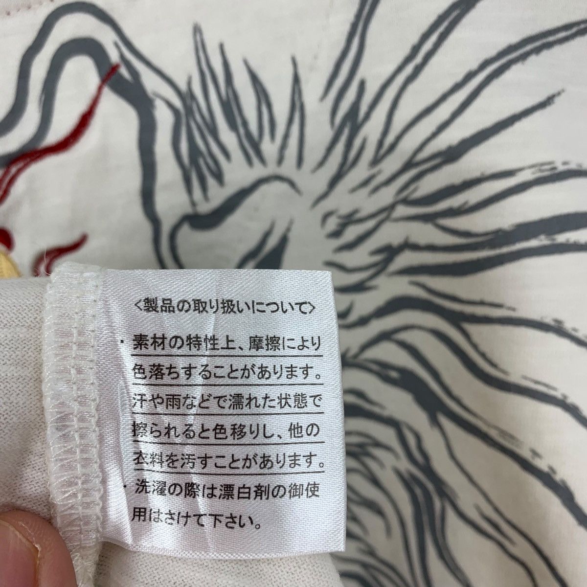 Japanese Brand Vintage BULLET NOISE dragon overprint sukajan longsleeve tee Size US M / EU 48-50 / 2 - 11 Thumbnail