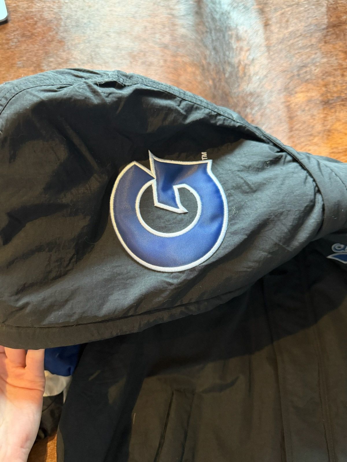 Supreme mitchell and ness NCAA georgetown hooded stadium jacket Size US M / EU 48-50 / 2 - 3 Thumbnail