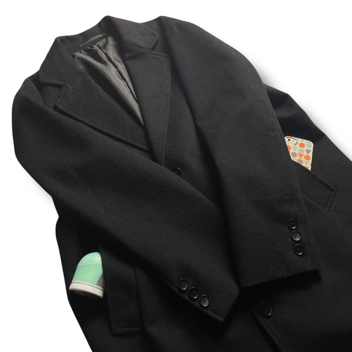Beams Plus × Japanese Brand 🇯🇵 B MING BY BEAMS HEAVY COAT WOOL JACKET Size US S / EU 44-46 / 1 - 6 Thumbnail