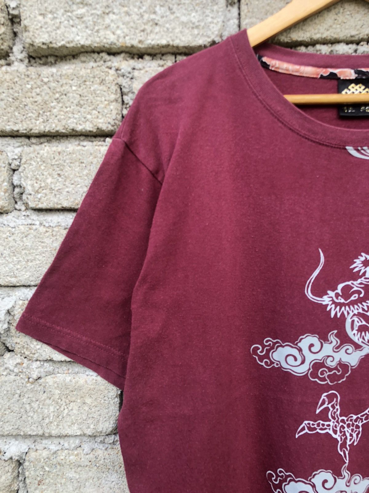 Japanese Brand Vintage Sunfaded Y2K Japanese Brands Dragon Sukajan Tshirt Size US XL / EU 56 / 4 - 4 Thumbnail