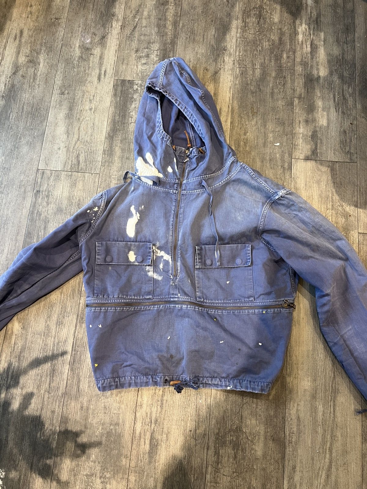 Pre-owned Kapital Denim Anorak In Blue