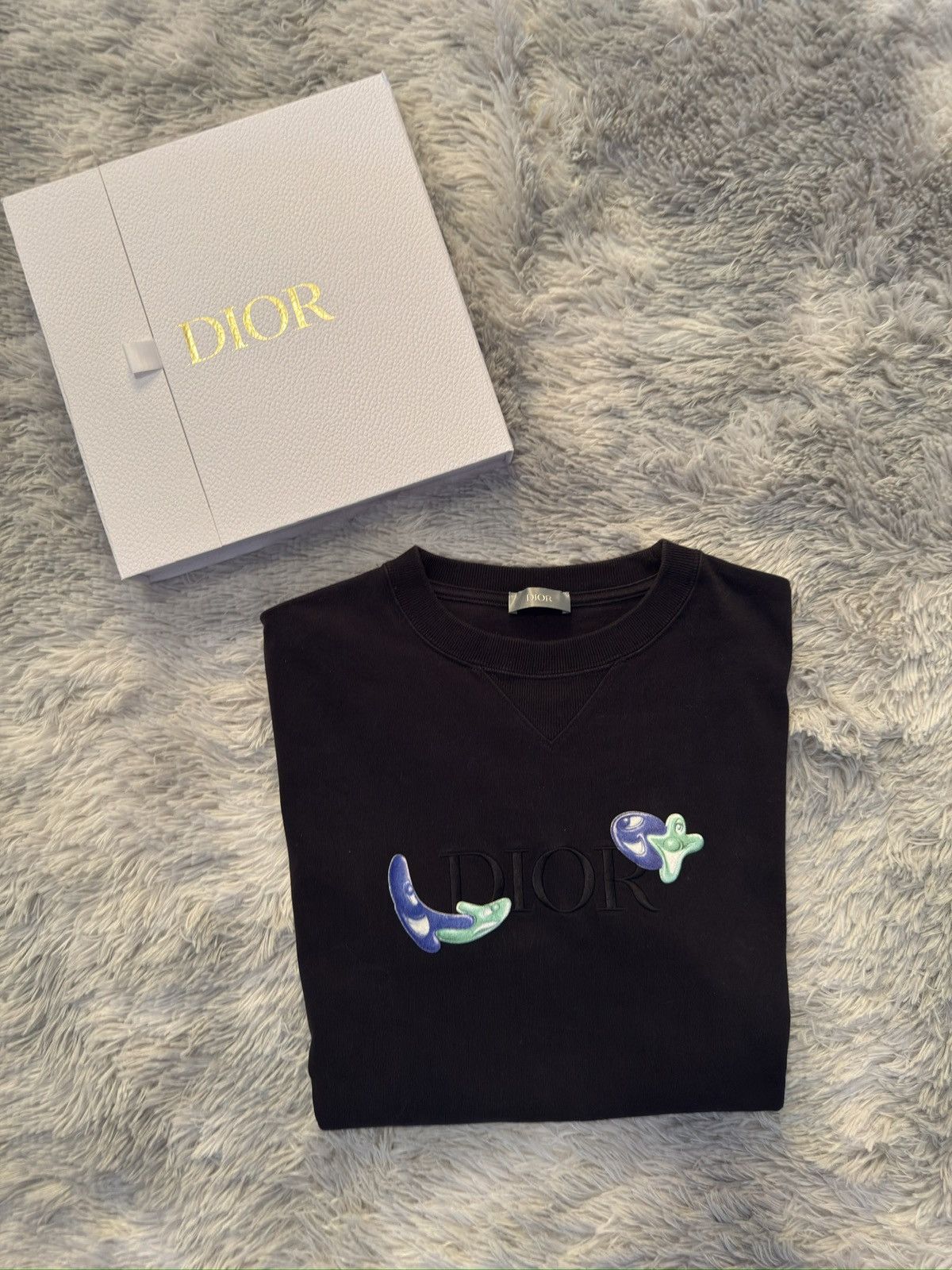 Dior Dior x Kenny Scharf “Cosmic Faces” T-Shirt FW20 Size XS Size US S / EU 44-46 / 1 - 7 Thumbnail