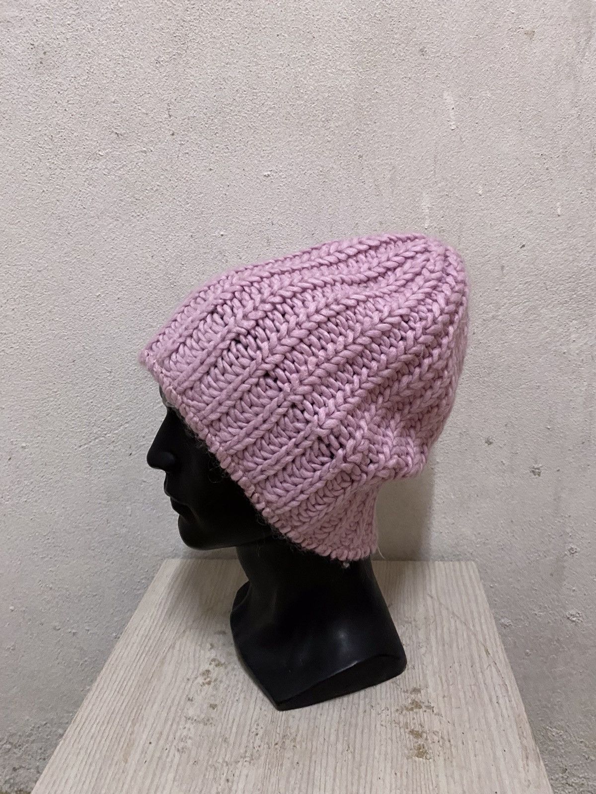 H&M × Vintage H&M Crochet Design Beanie Hat Size ONE SIZE - 3 Thumbnail