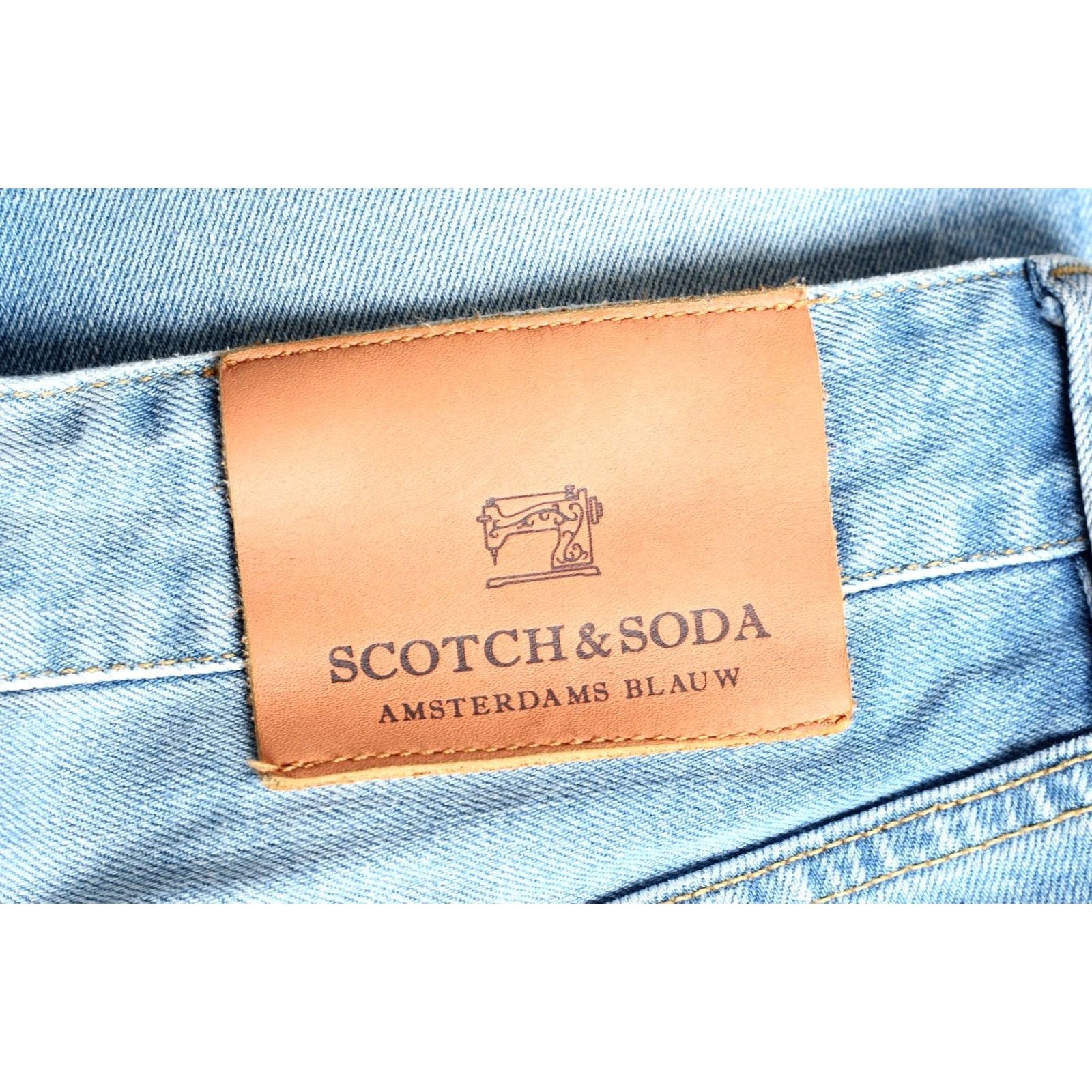 Scotch & Soda SCOTCH & SODA RALSTON Jeans Men Stretch W30 L30 DZ7247 Blue Slim 5-Pocket Denim Size US 30 / EU 46 - 2 Thumbnail