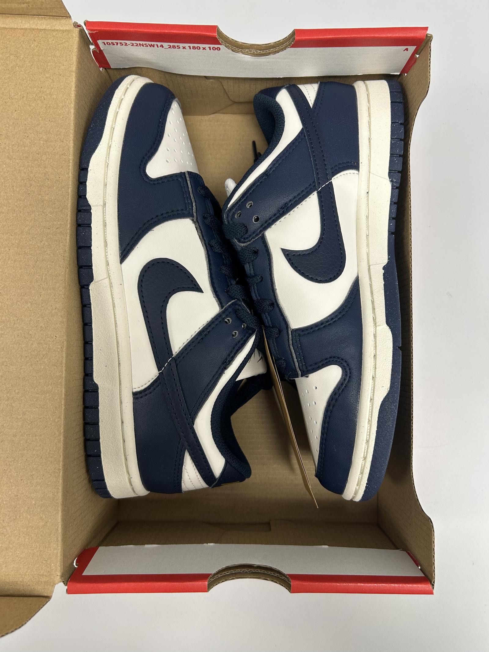 Nike Nike Dunk Low Retro nn - Navy/White Size US 6.5 / IT 36.5 - 4 Thumbnail