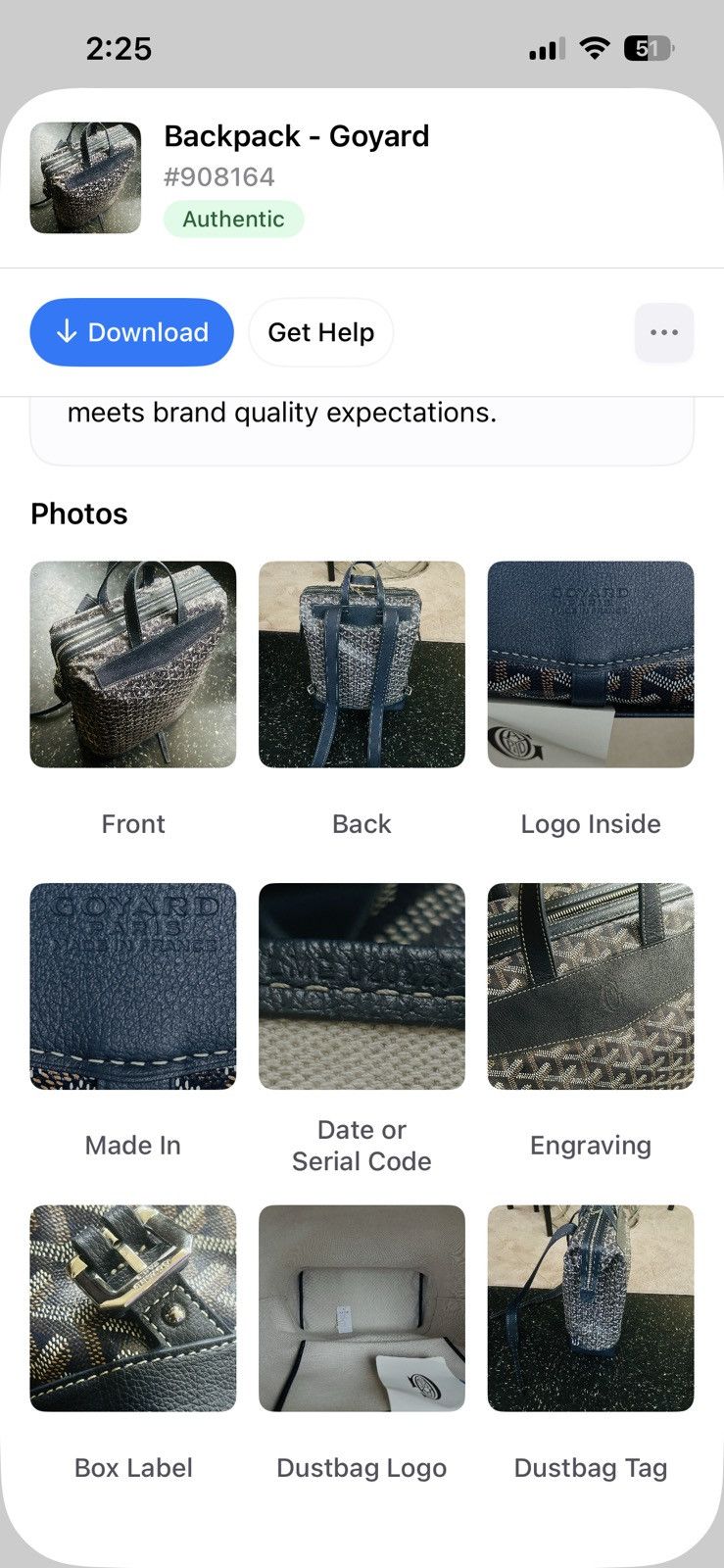Goyard Goyard Navy Cisalpin Size ONE SIZE - 11 Thumbnail