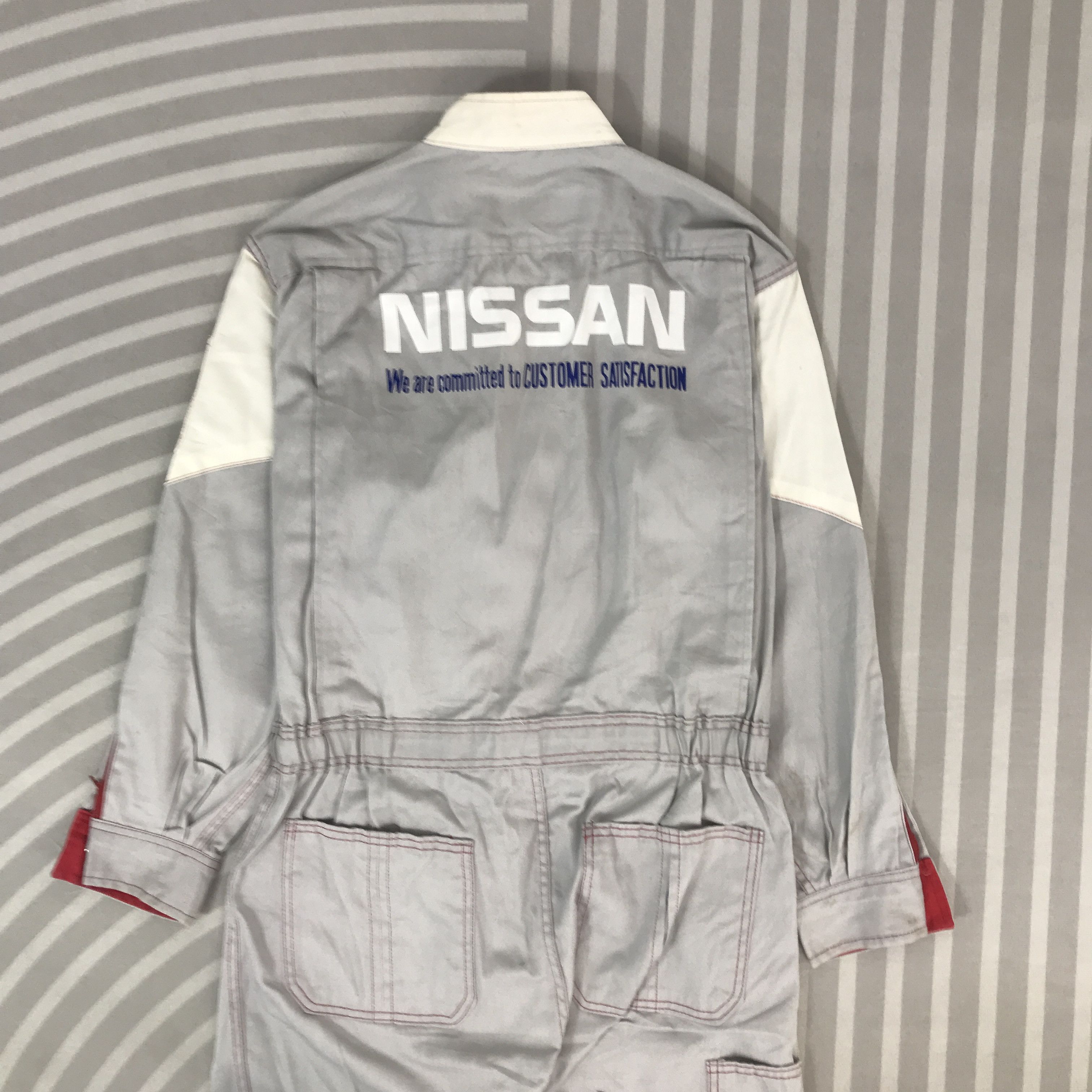 Sports Specialties Vintage Nissan Racing japan Overall Jacket K66B6 Size US M / EU 48-50 / 2 - 1 Thumbnail