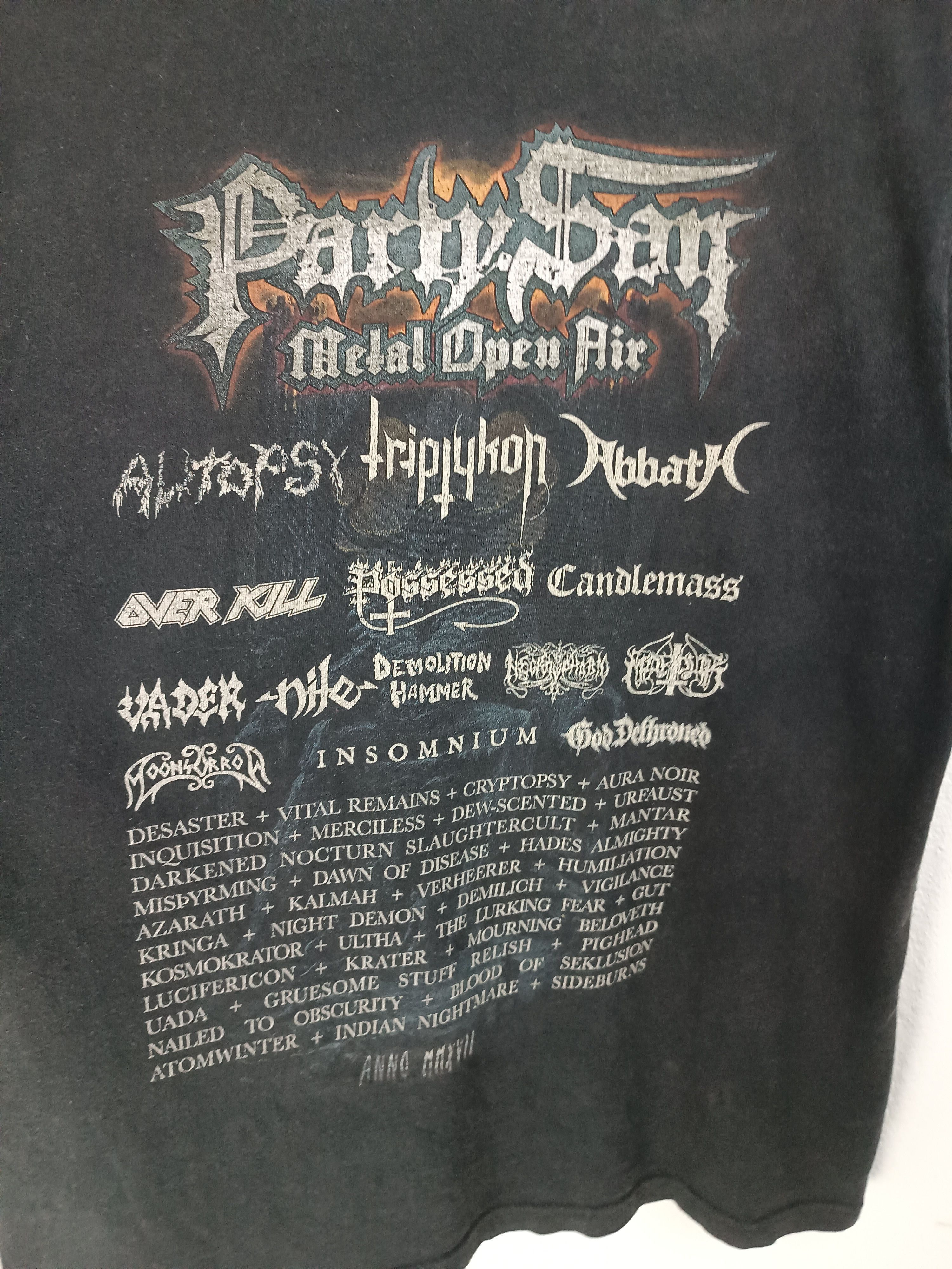 Band Tees VINTAGE '10 PARTY.SAN METAL OPEN AIR FEST autopsy overkill Size US M / EU 48-50 / 2 - 18 Thumbnail