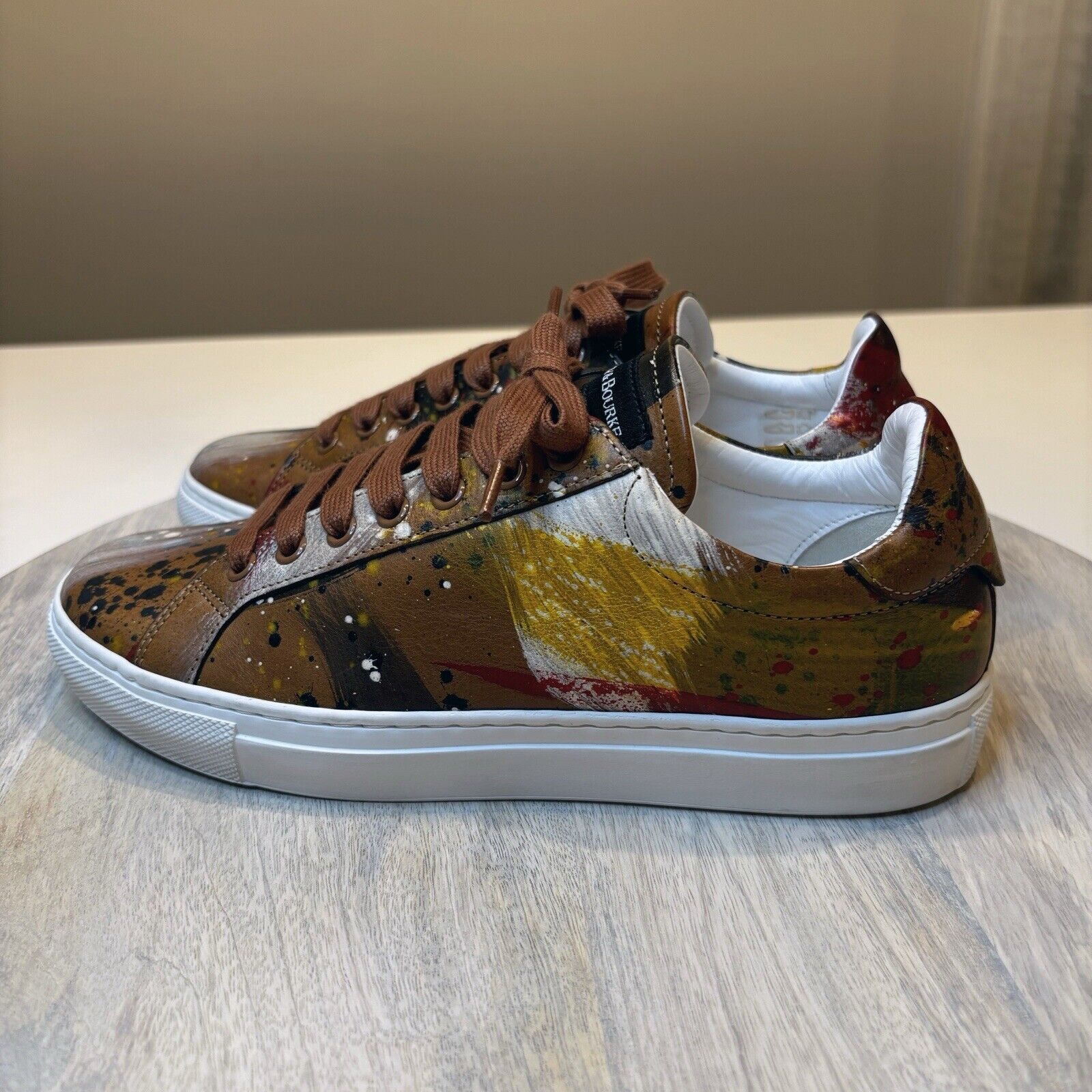 Dooney & Bourke Dooney & Bourke Florentine Dipinta Leather Sneakers Size 7 Size US 7 / IT 37 - 3 Thumbnail