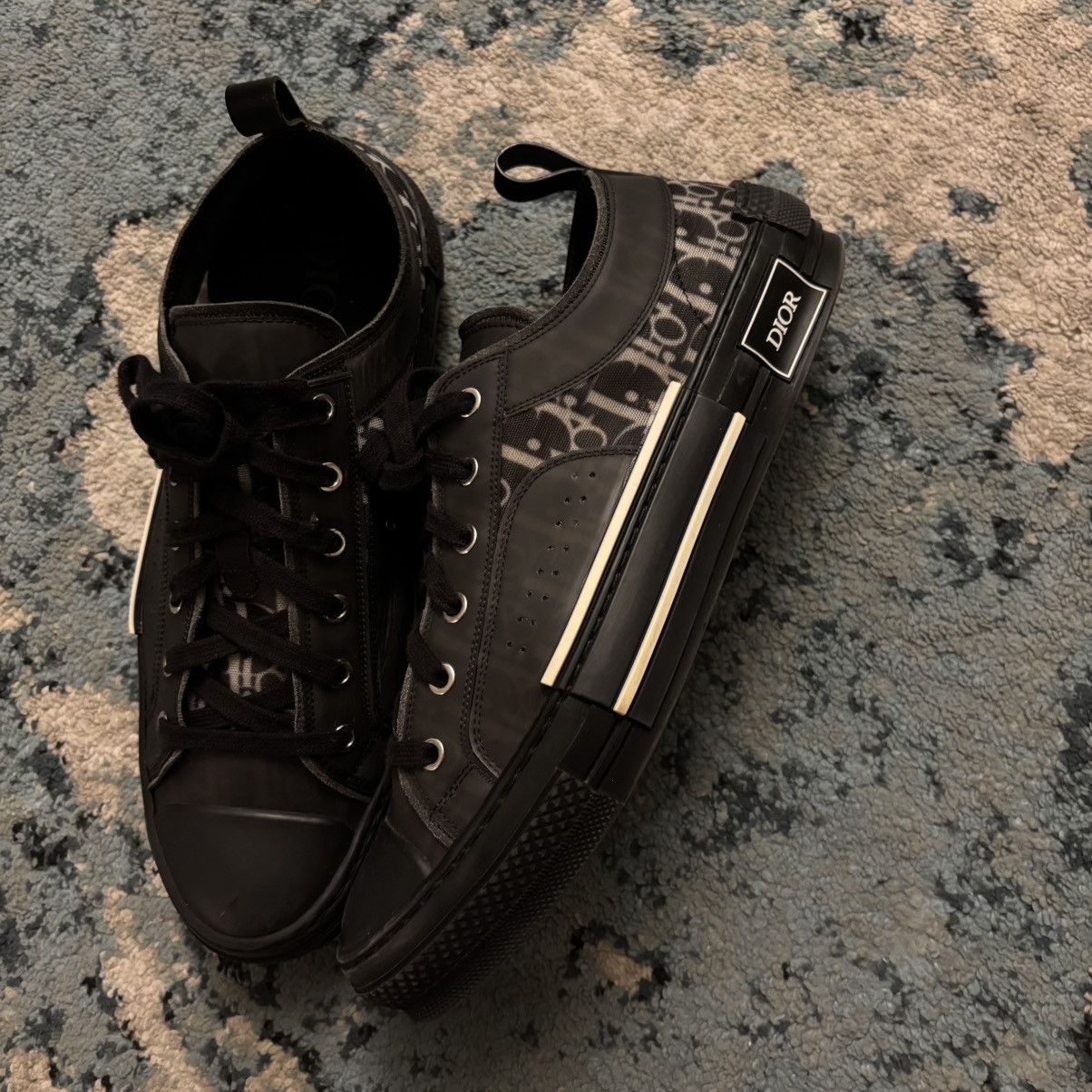 Dior Dior B23 Sneakers Black Dior Oblique Size 44 (11US) Size US 11 / EU 44 - 2 Thumbnail