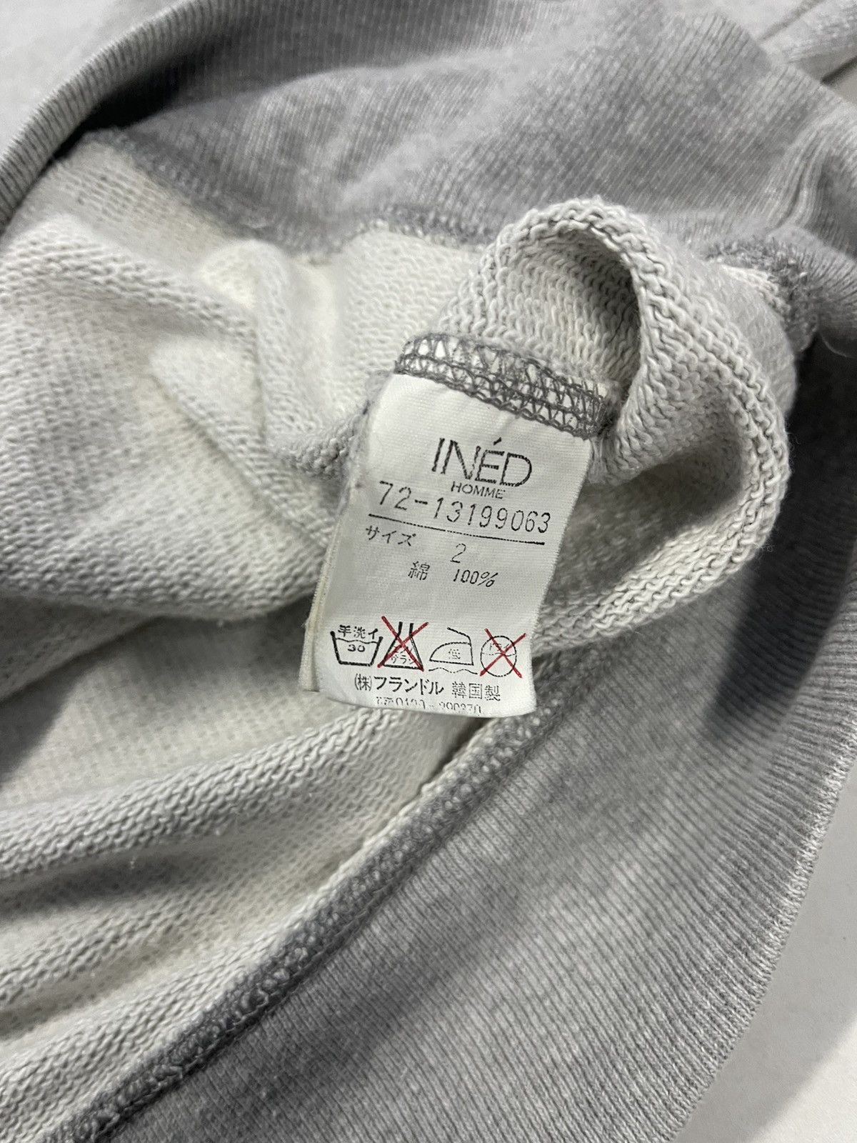 Yohji Yamamoto VINTAGE INED HOMME YOHJI YAMAMOTO CREWNECK SIZE 2 VERY RARE Size US M / EU 48-50 / 2 - 7 Thumbnail