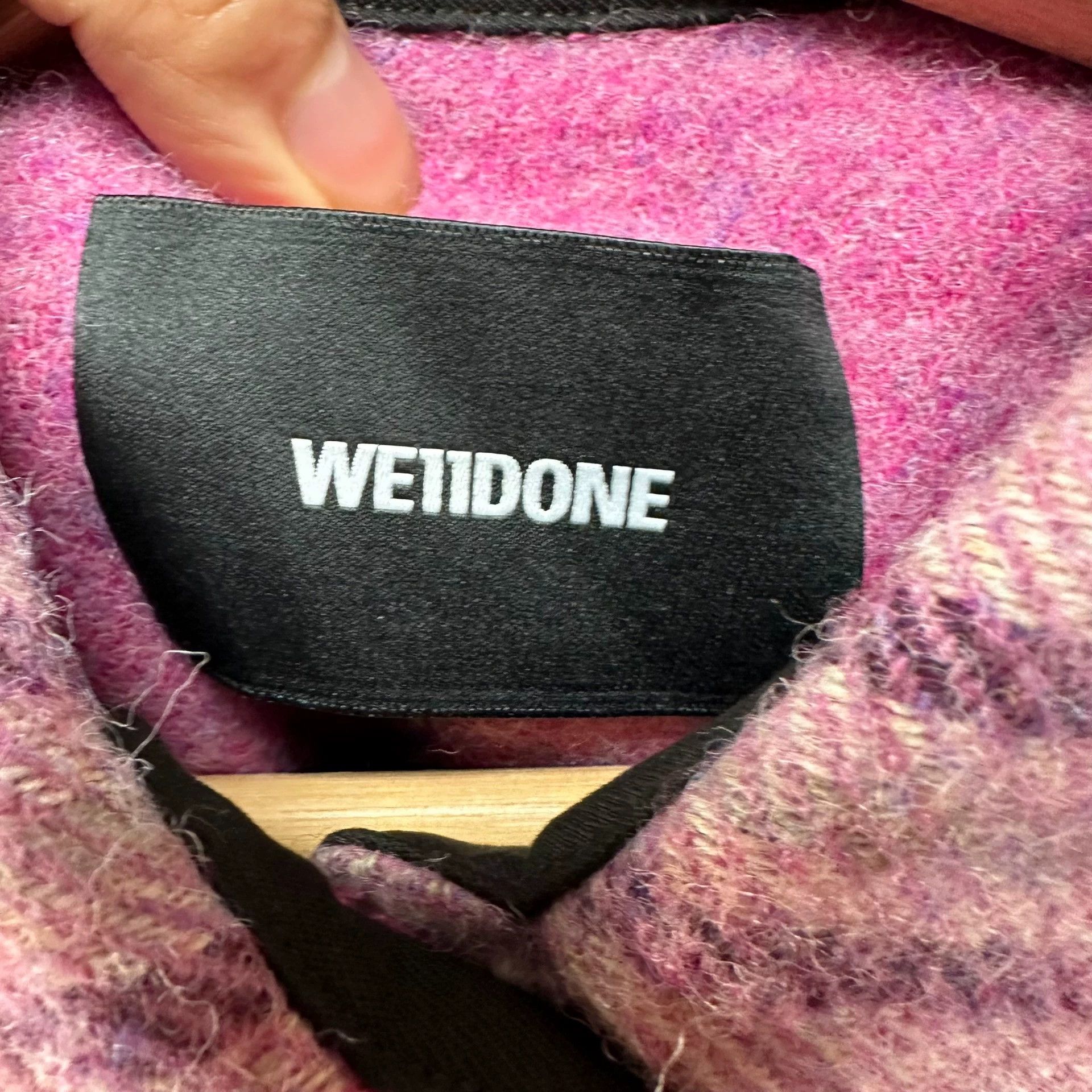WE11DONE WE11DONE OVERSIZE CHECK LS SHIRT PINK S Size S / US 4 / IT 40 - 5 Thumbnail