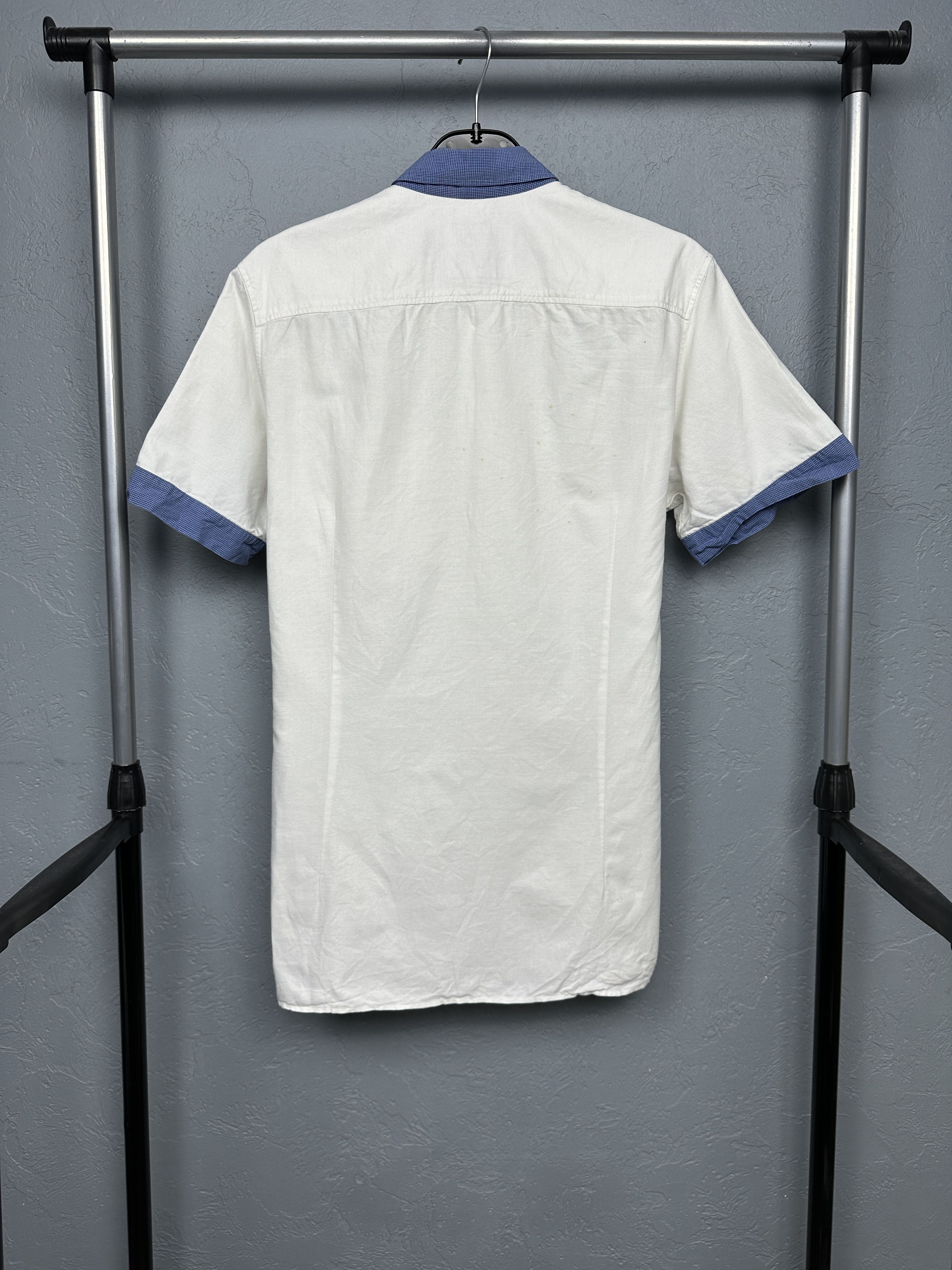 Vivienne Westwood Vivienne Westwood Mens Short Sleeve White Shirt Size US M / EU 48-50 / 2 - 9 Thumbnail
