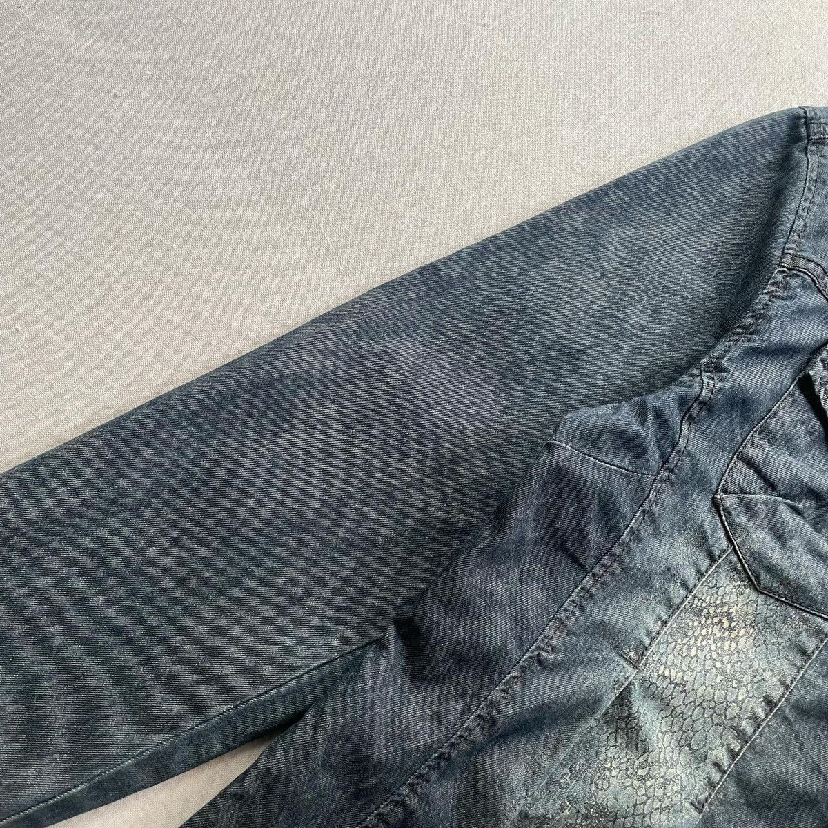 Designer × Japanese Brand × Tornado Mart 2000s Tonardo Mart Snake Skin Western Shirt Size US M / EU 48-50 / 2 - 12 Thumbnail