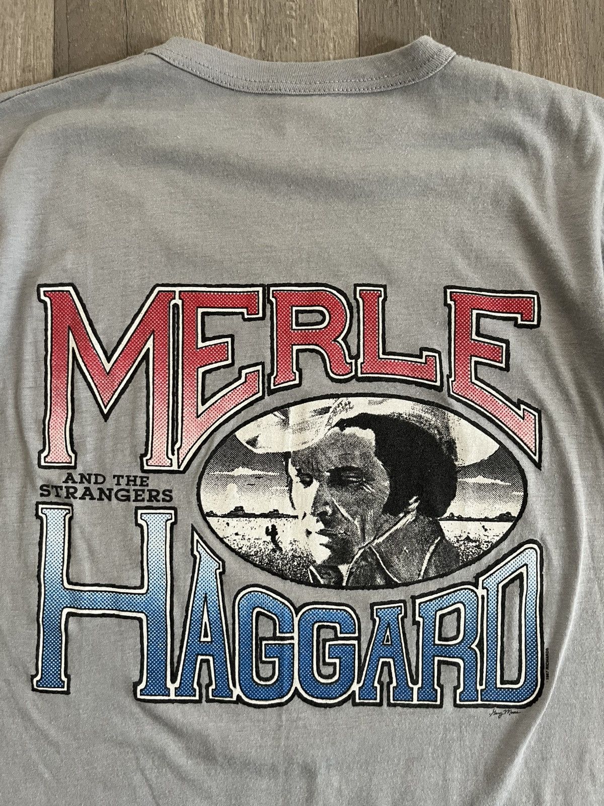 Band Tees 1987 Merle Haggard and the Strangers Mullet Tee Size US S / EU 44-46 / 1 - 5 Thumbnail