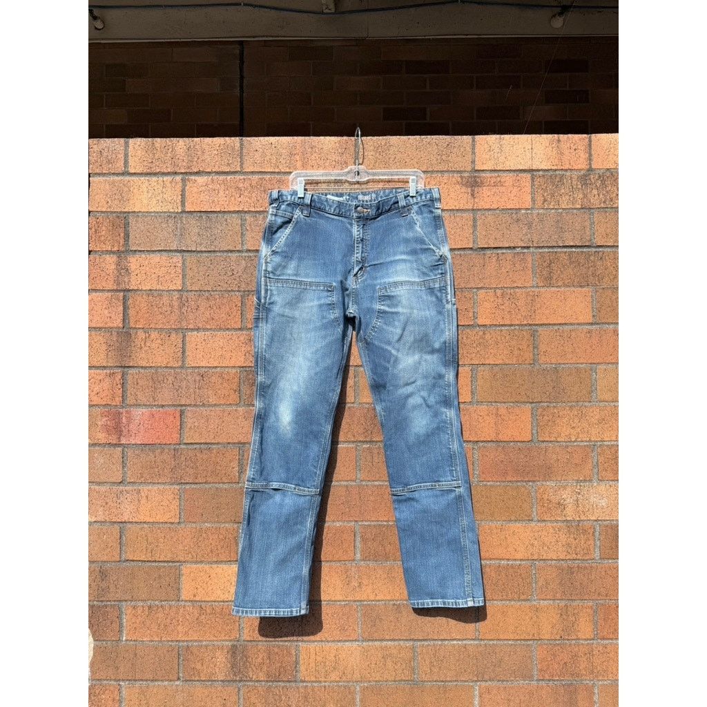 Carhartt Relaxed Fit Vintage Denim Double Knees Carpenter