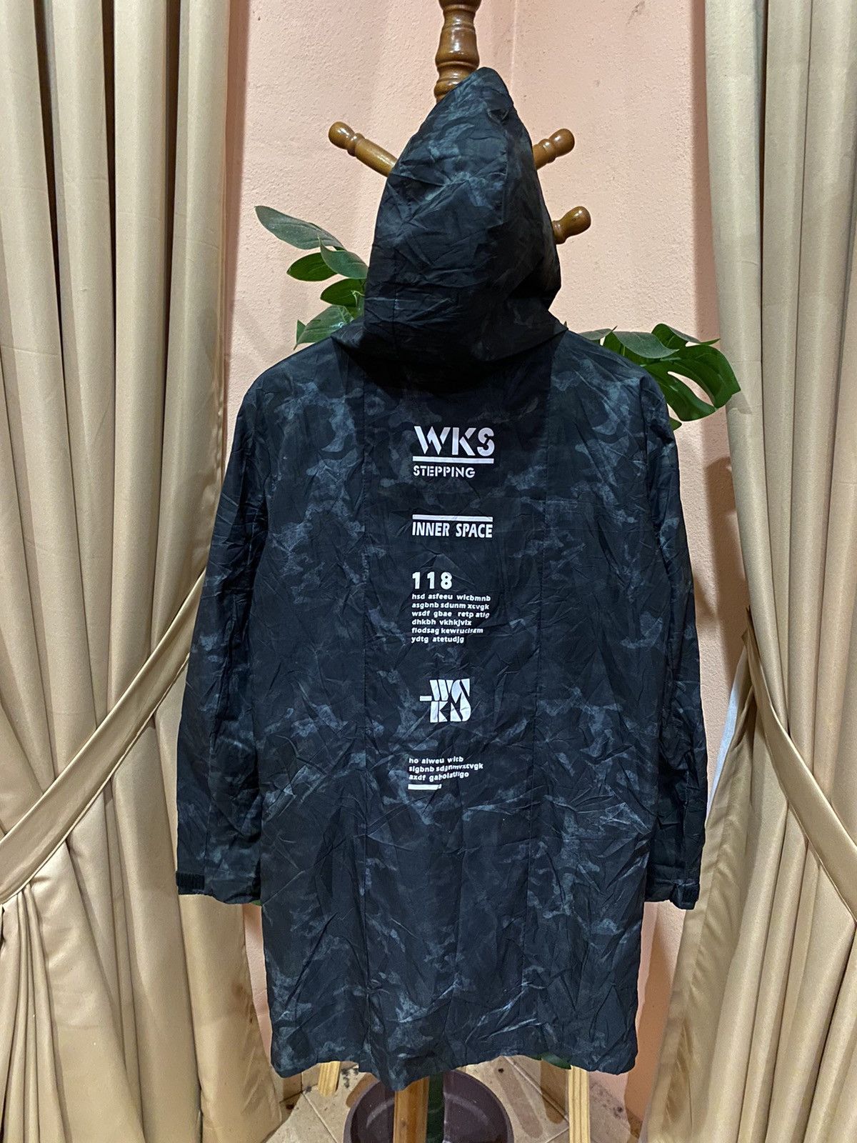 Other Mozitag Homme Lightweight Hooded Jacket – Black Camouflage Size US S / EU 44-46 / 1 - 8 Thumbnail