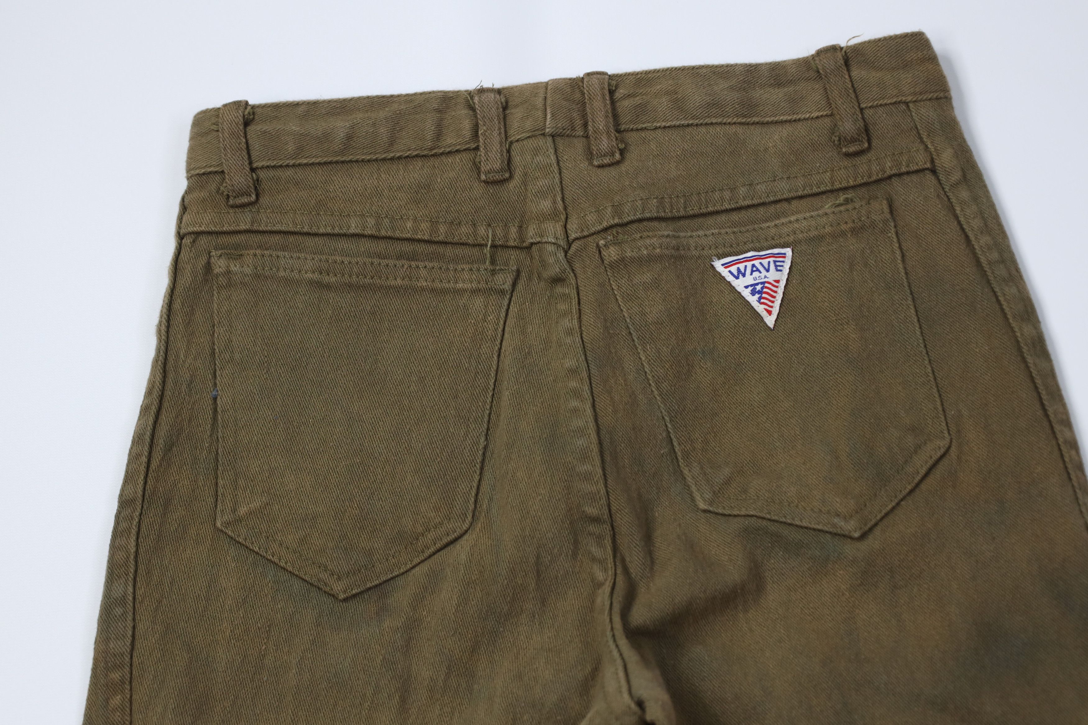 Vintage Vintage 90s Streetwear Skinny Leg Denim Jeans Green USA Size 26" / US 2 / IT 38 - 9 Thumbnail