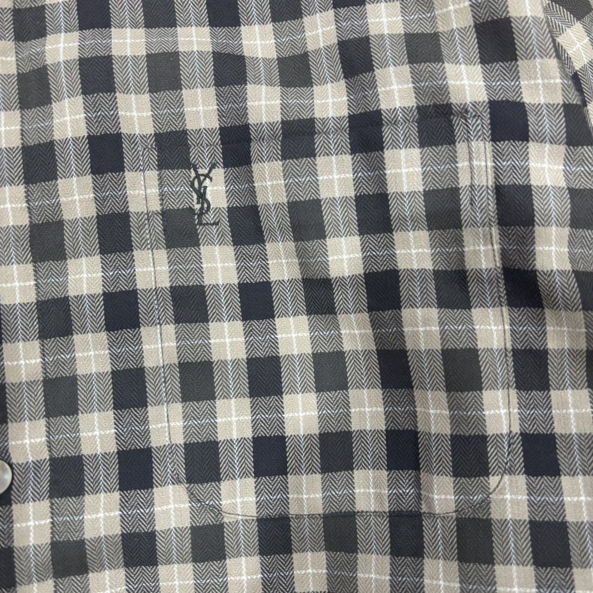 Yves Saint Laurent Vintage Yves Saint Laurent Plaid Shirt Size US M / EU 48-50 / 2 - 5 Thumbnail
