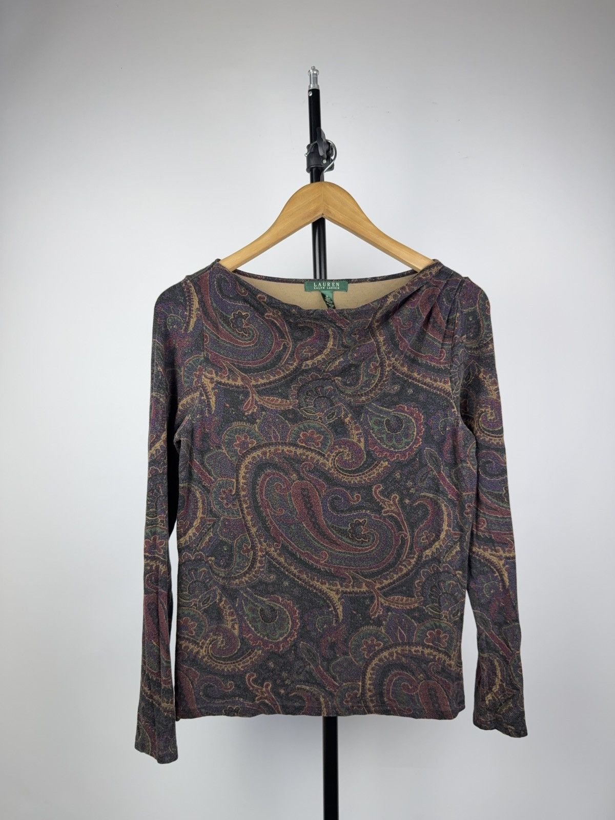 Polo Ralph Lauren 00s Avant Garde Floral Baroque Ralph Lauren long sleeve Size M / US 6-8 / IT 42-44 - 1 Thumbnail