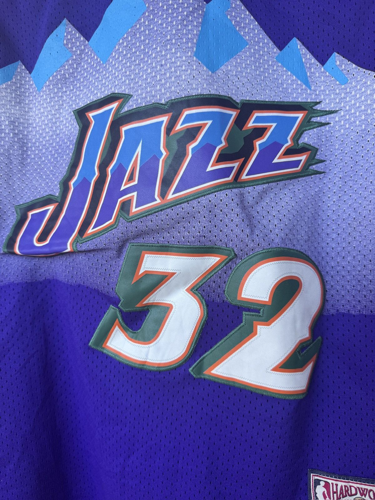 Adidas Maillot NBA Utah Jazz Karl Malone #32 Hardwood Classics Size US L / EU 52-54 / 3 - 3 Thumbnail