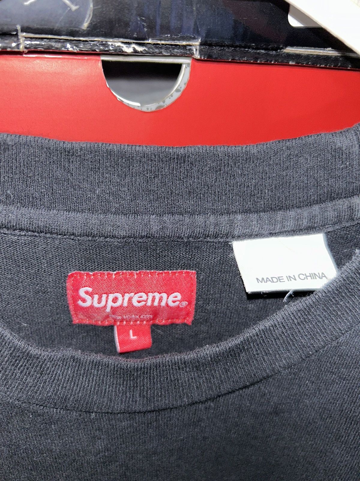 Supreme Supreme Sketch Embroidered S/S Top Black SS23 size Large Size US L / EU 52-54 / 3 - 4 Thumbnail