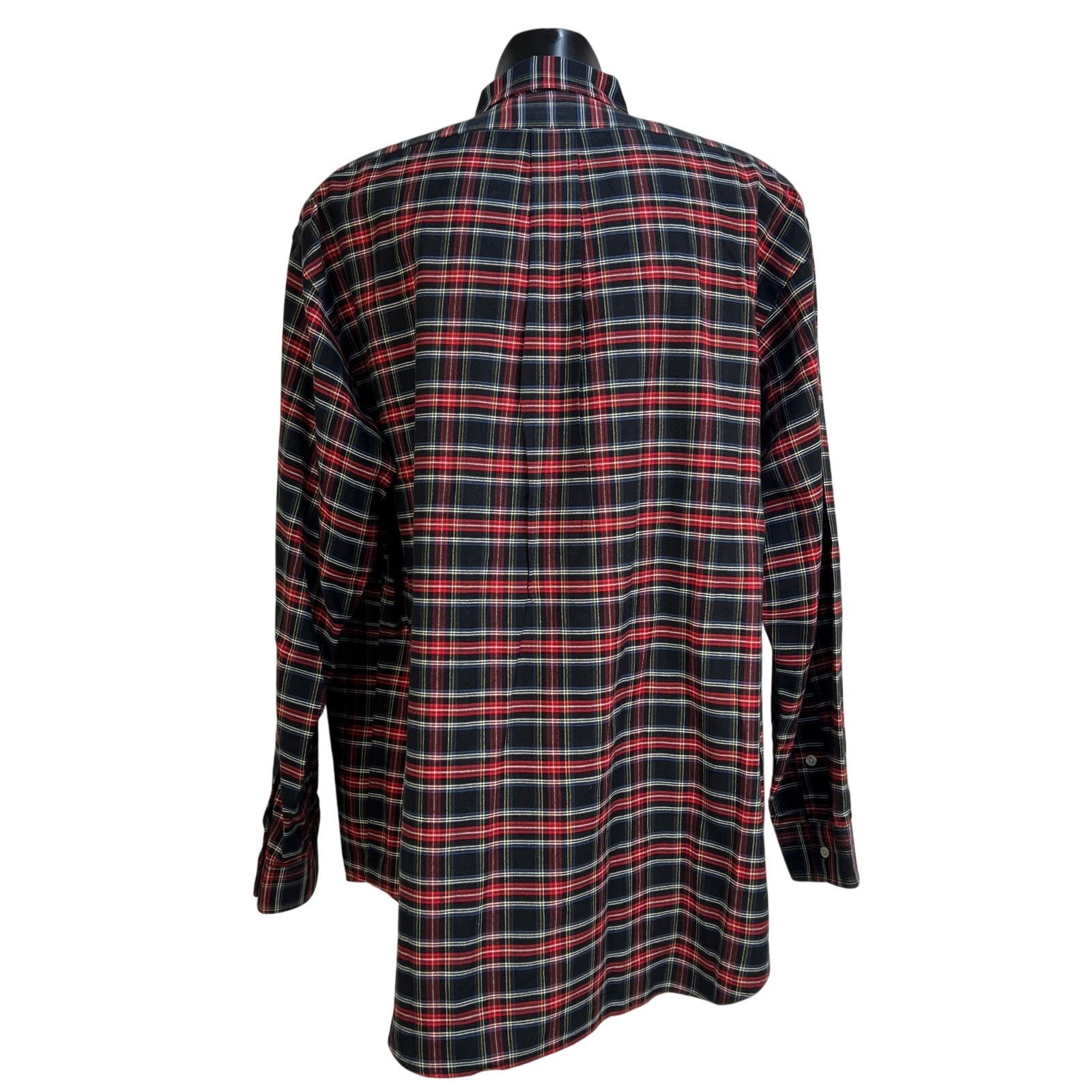 Lauren Ralph Lauren × Vintage Lauren Ralph Lauren Black Plaid Button Down Shirt Size US L / EU 52-54 / 3 - 8 Thumbnail