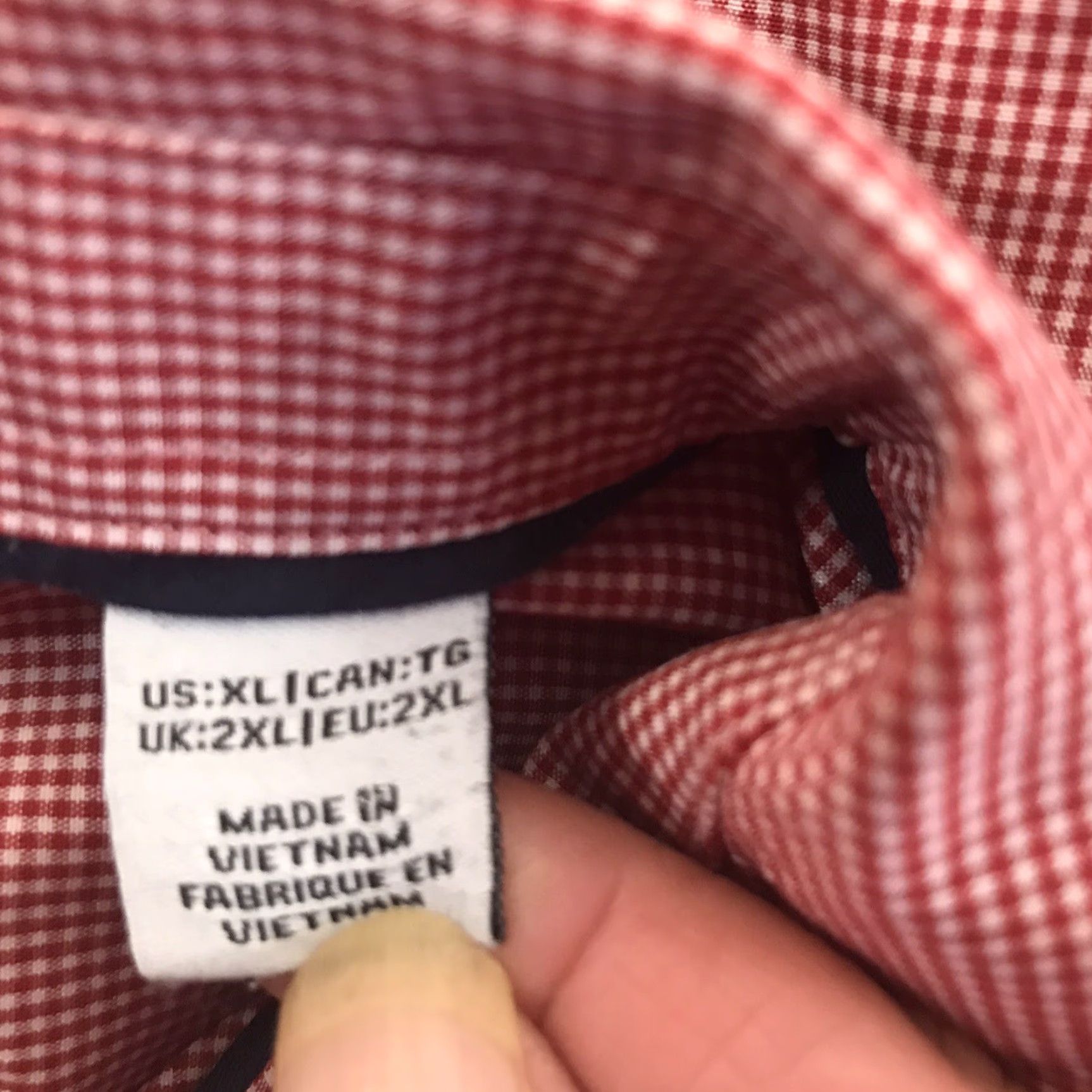 Vintage Oobe Red/White Plaid Button-Up Shirt Womens Size XL Casual Workwear Uniform Size XL / US 12-14 / IT 48-50 - 4 Thumbnail