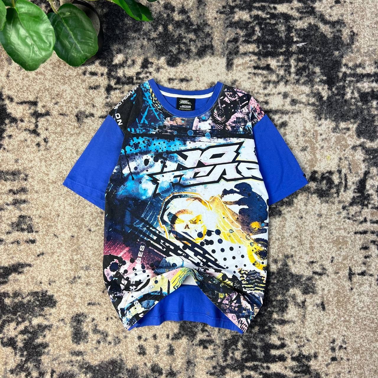 No Fear No Fear Allover Print Motocross Vintage Y2K T-Shirt 1TS7 Size US M / EU 48-50 / 2 - 1 Thumbnail