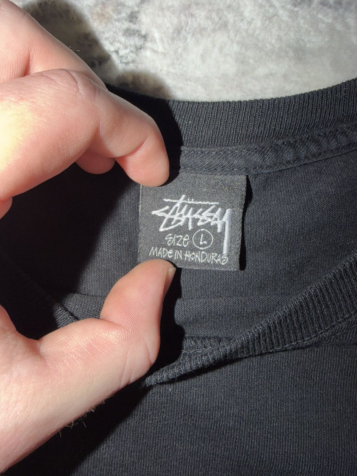 Stussy Stussy “Old Phone” Black Tee Size US L / EU 52-54 / 3 - 2 Thumbnail