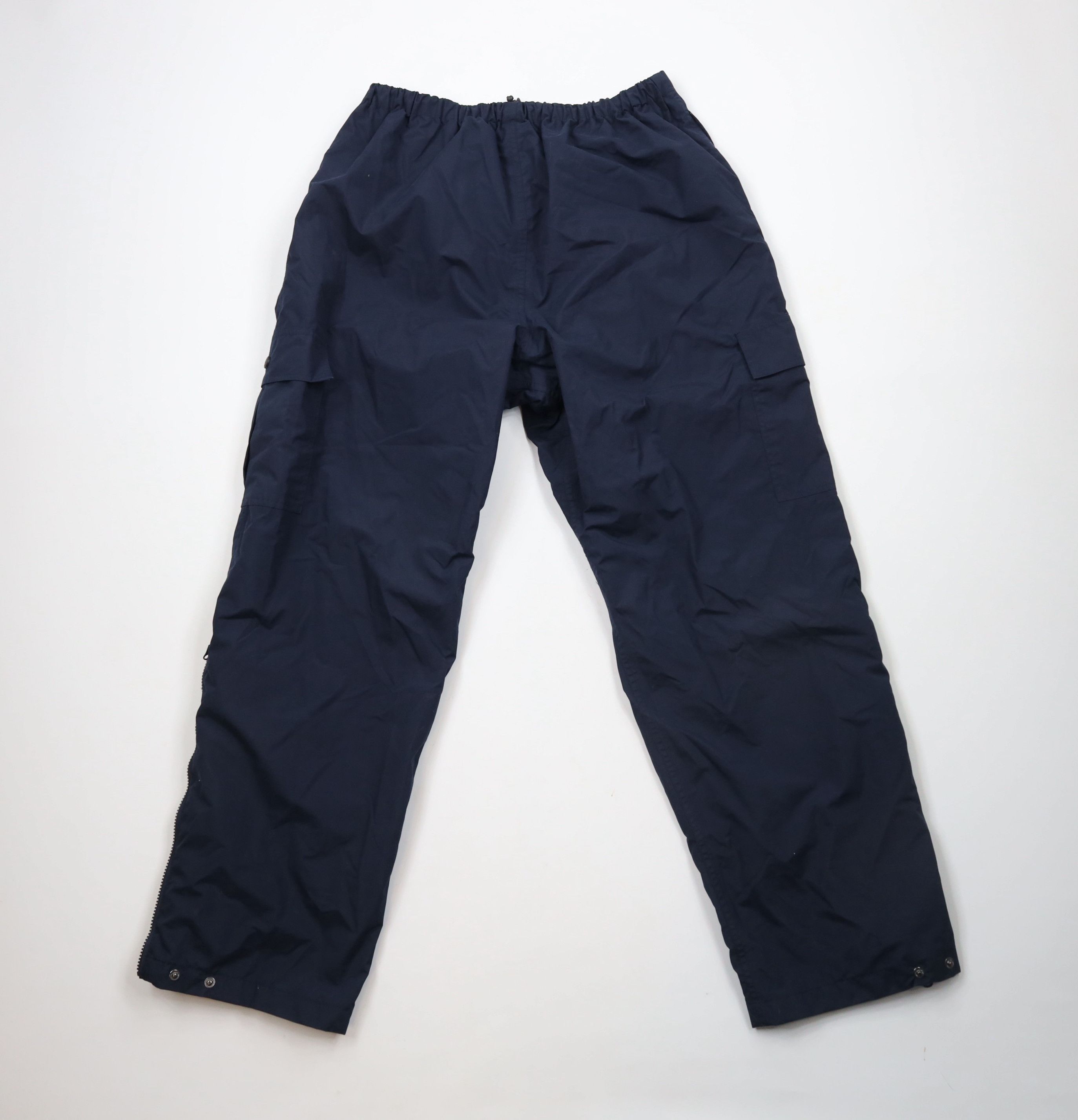 Vintage Vintage 90s Streetwear Waterproof Wide Leg Rain Pants Blue Size US 36 / EU 52 - 10 Thumbnail